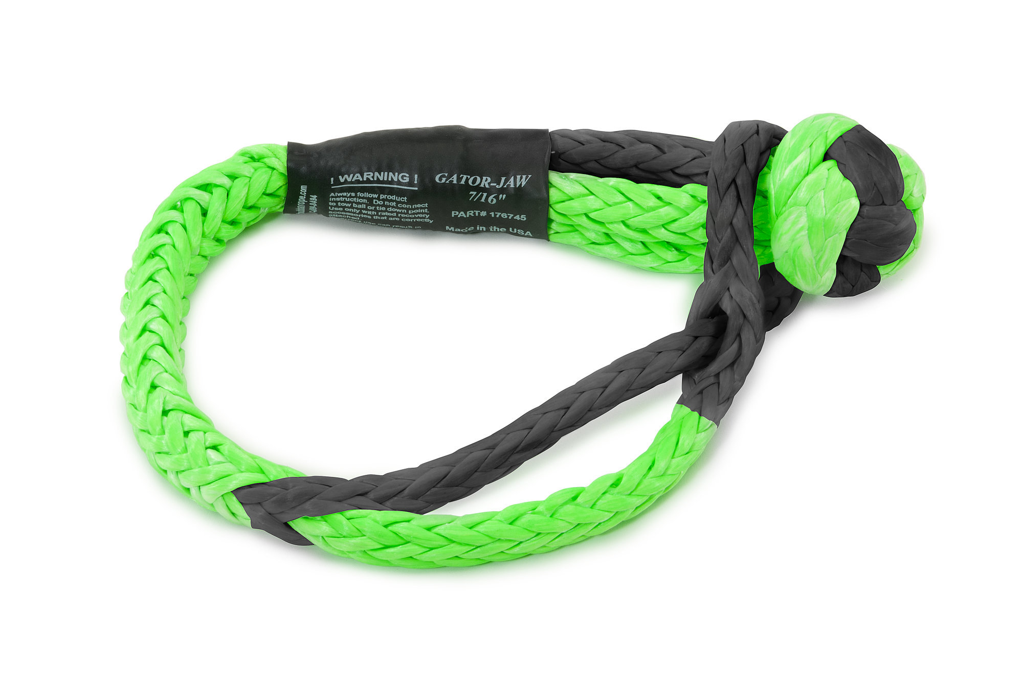 Bubba Rope 176745 GATORJAW SFT SHACKLE 7/16 by Bubba Rope 