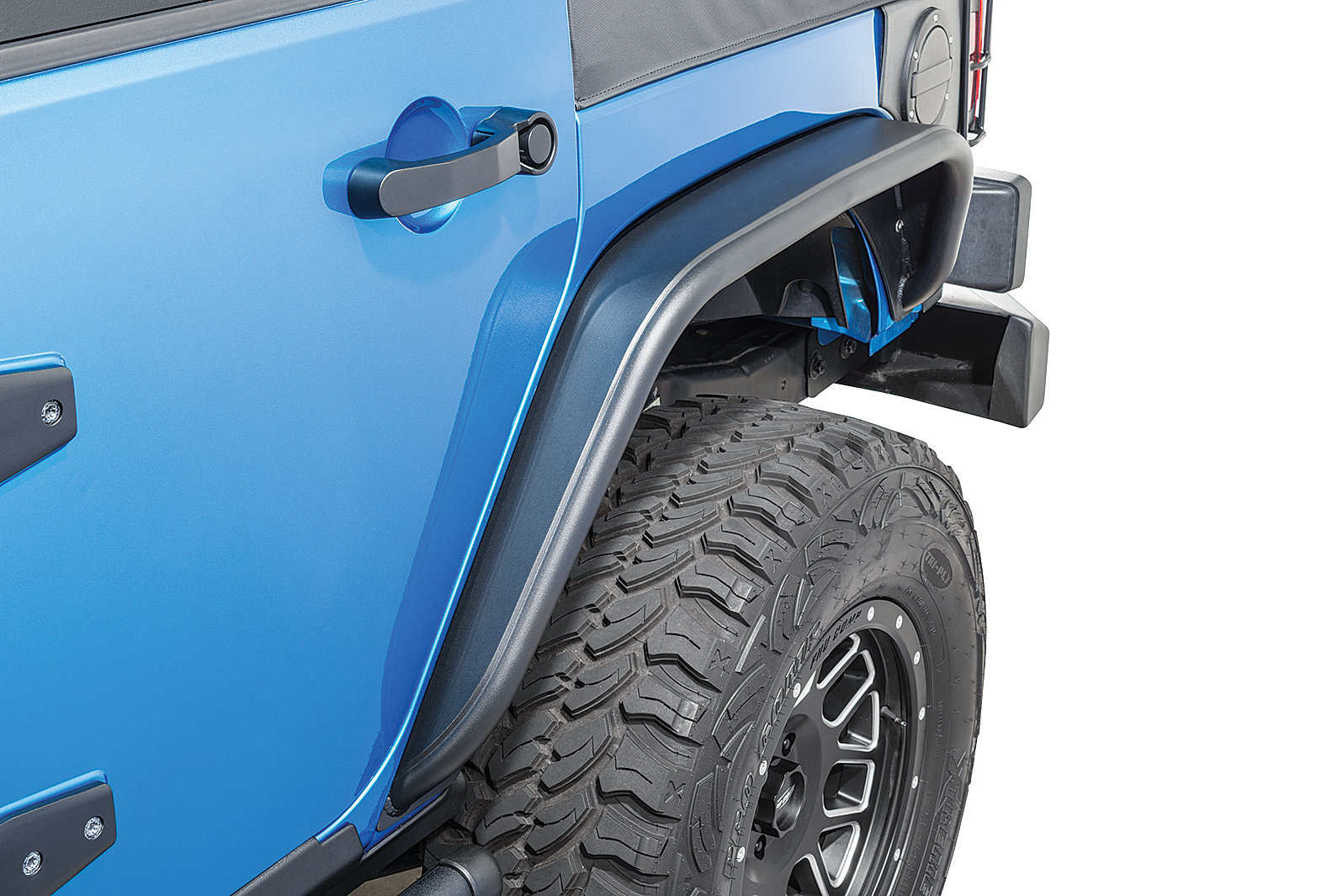 Bushwacker Aluminum Fender Flares for 0718 Jeep Wrangler JK Quadratec