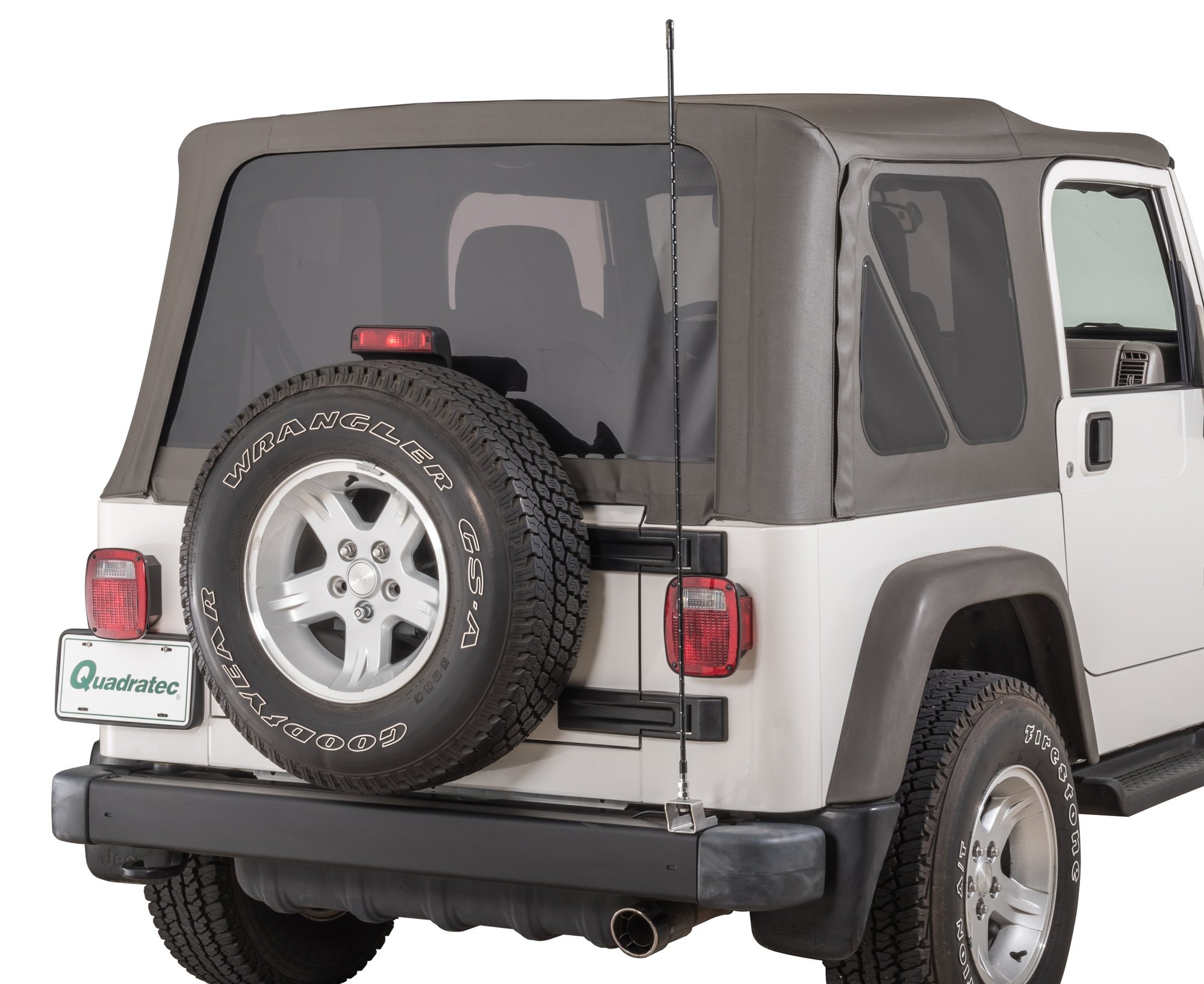 Quadratec CB Antenna Mount Kit for 97-06 Jeep Wrangler TJ & Unlimited |  Quadratec