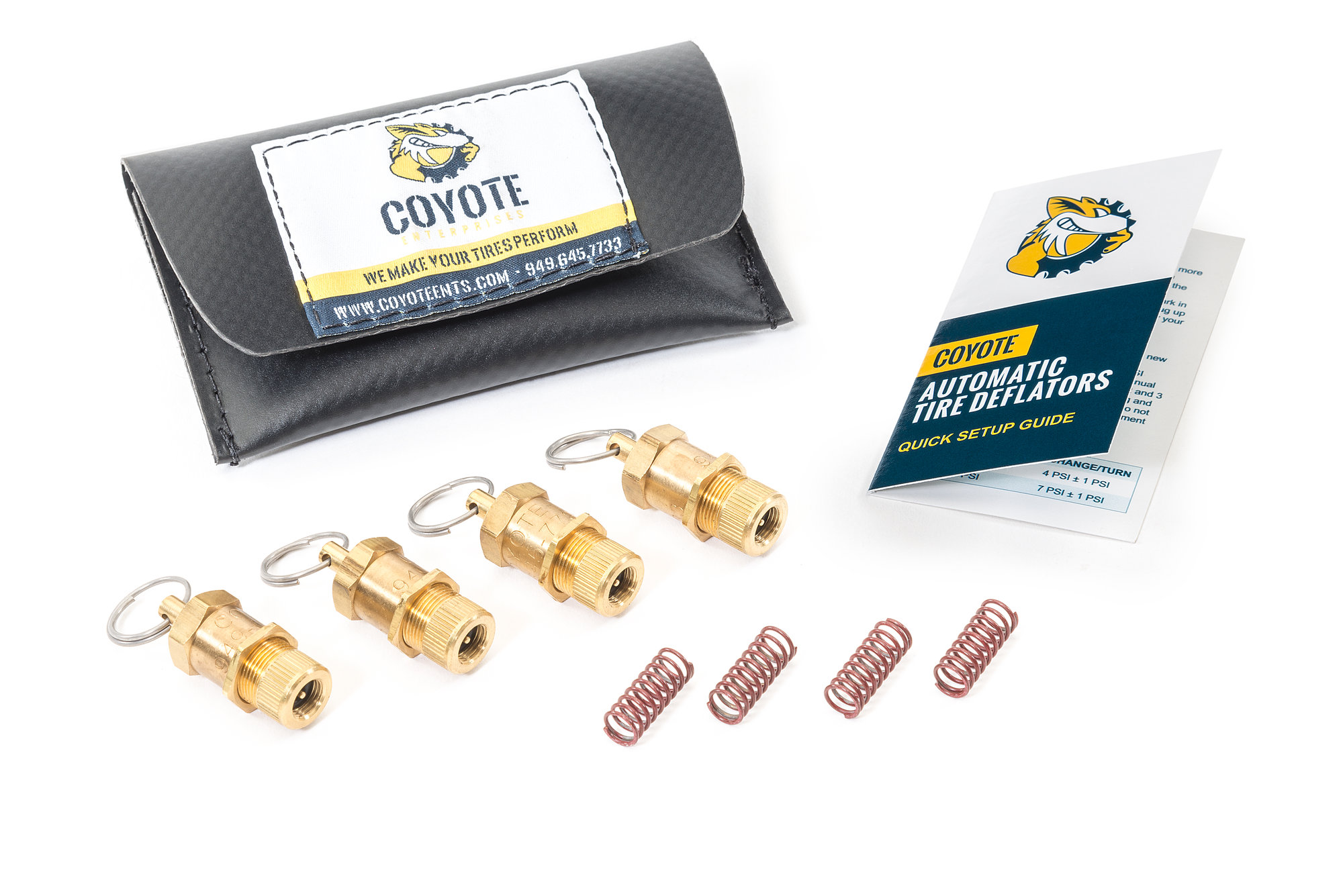 Coyote Enterprises CDE456 Automatic Tire Deflators Quadratec