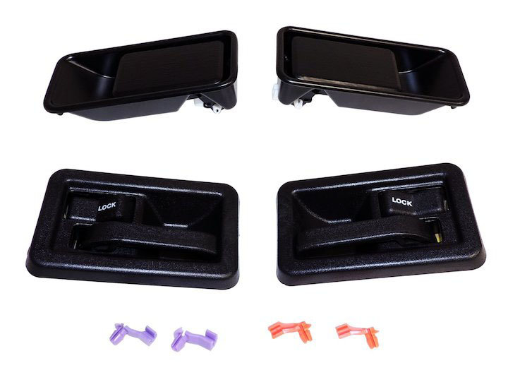 Crown Automotive 55176548mk Door Handle Half Door Master Kit For 87 93 Jeep Wrangler Yj 97 06 Jeep Wrangler Tj Quadratec