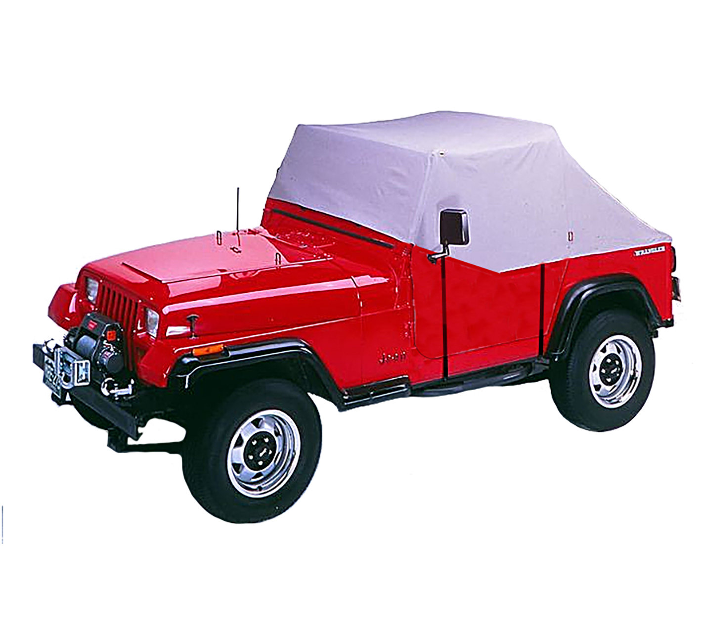 Crown Automotive CC10109 Vinyl Cab Cover for 87-91 Jeep Wrangler YJ |  Quadratec