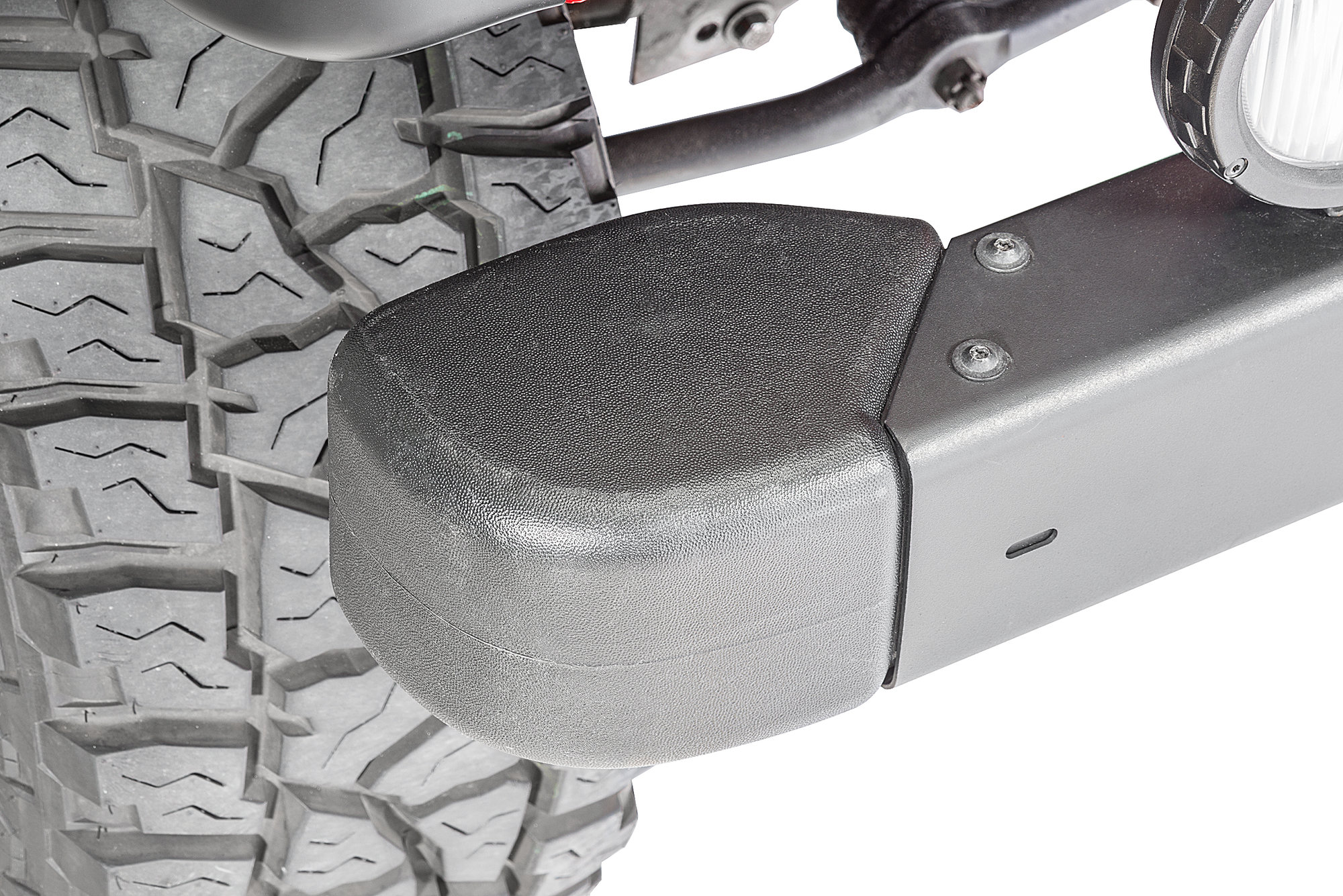 Mopar Front Bumper Guard & Crown Automotive End Cap Kit for 9806 Jeep