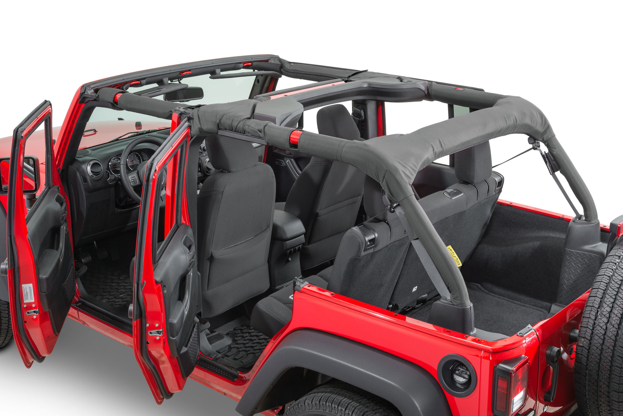 Dirtydog 4x4 Roll Bar Covers For 07 18 Jeep Wrangler