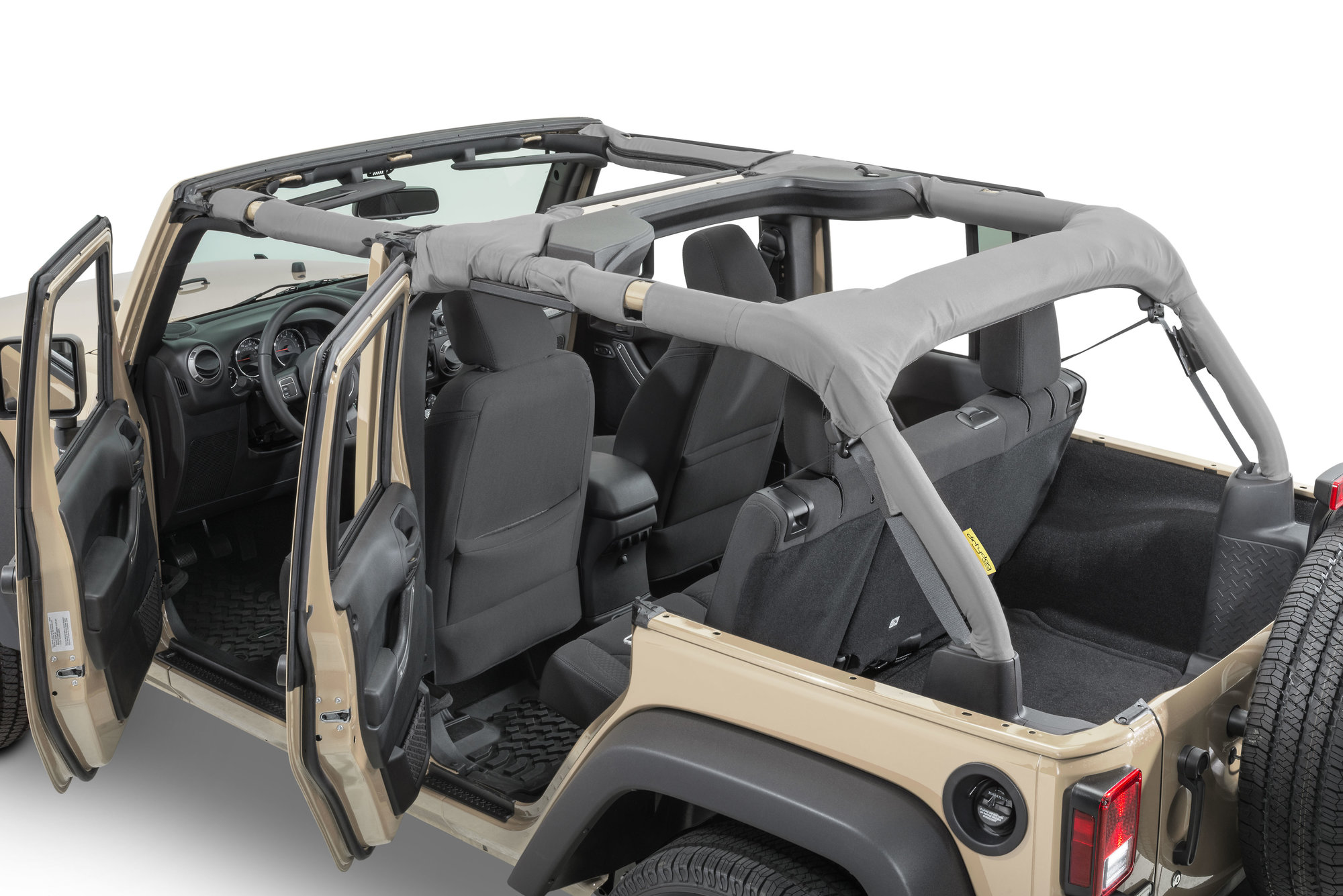 Dirtydog 4X4 Roll Bar Covers for 07-18 Jeep Wrangler Unlimited JK |  Quadratec