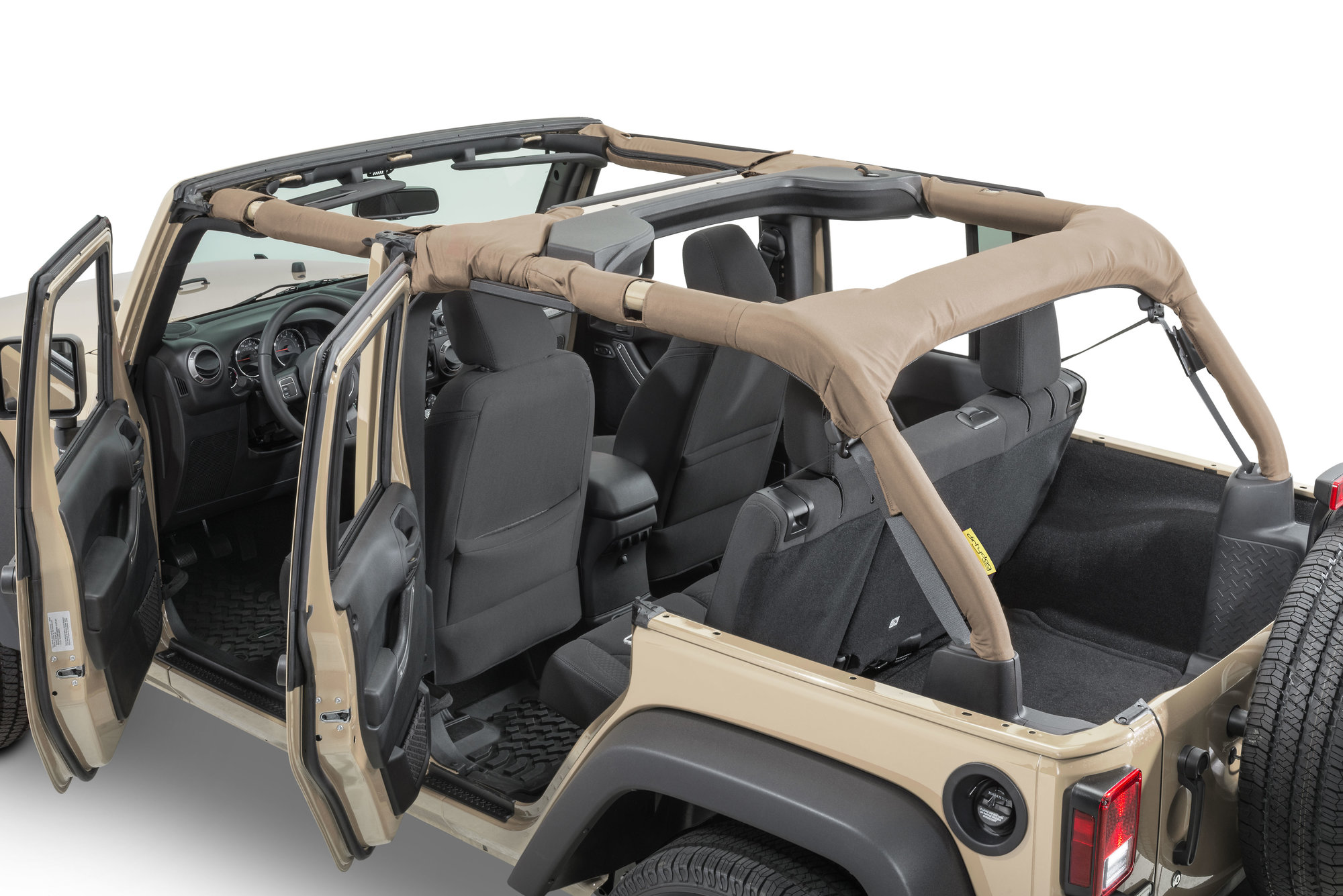 Dirtydog 4x4 Roll Bar Covers For 07 18 Jeep Wrangler