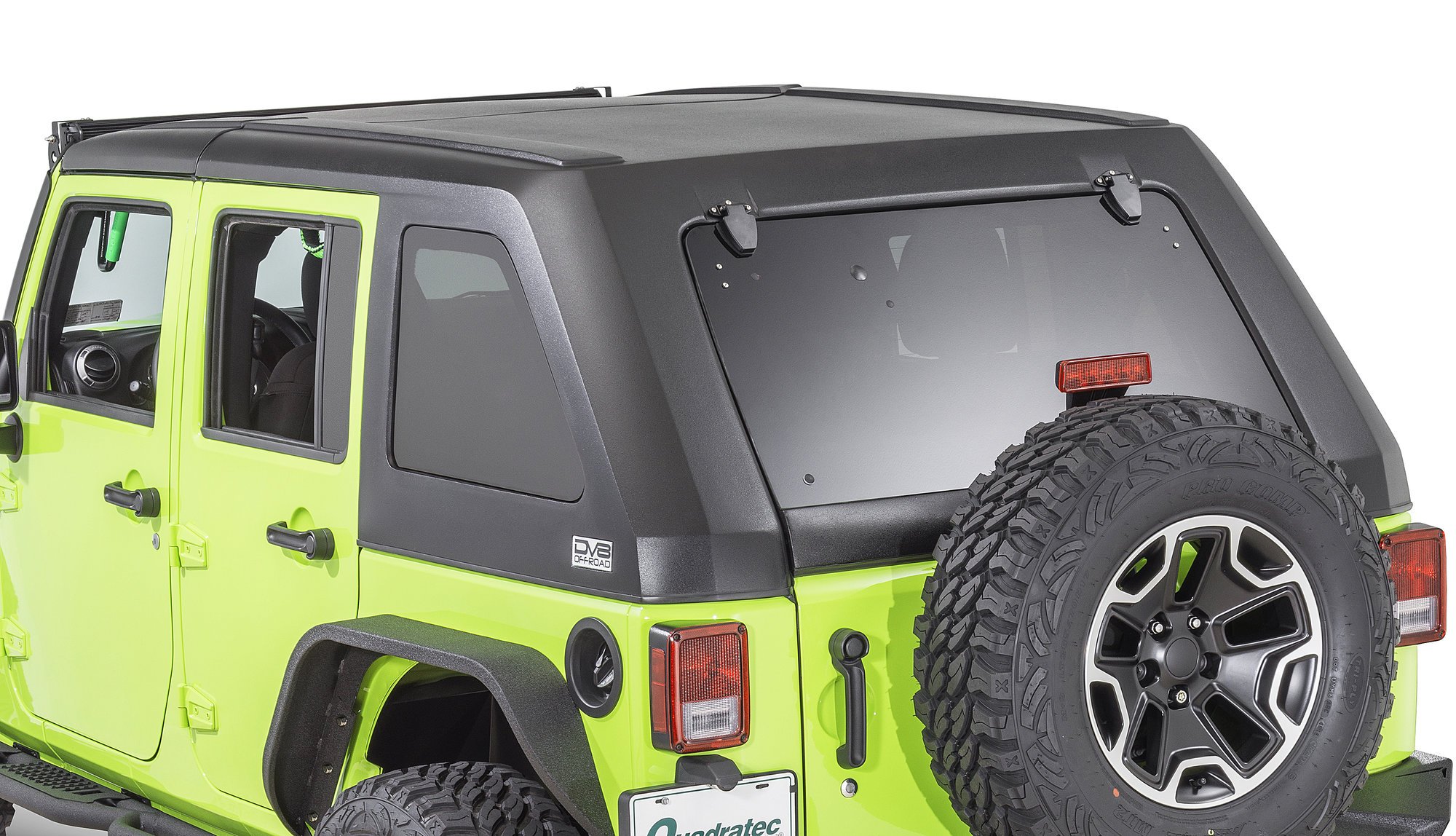 DV8 Offroad Ranger Fast Back Hardtop for 07-18 Jeep Wrangler Unlimited JK |  Quadratec