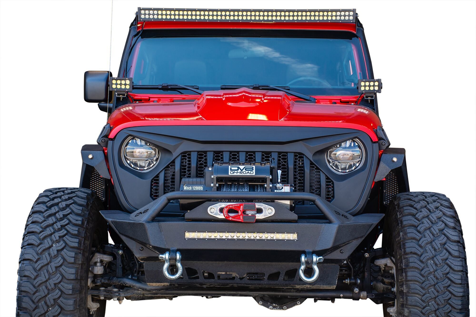 DV8 Offroad GRJL-01 Replacement Grill-Black for 18-20 Jeep Wrangler JL &  Gladiator JT | Quadratec