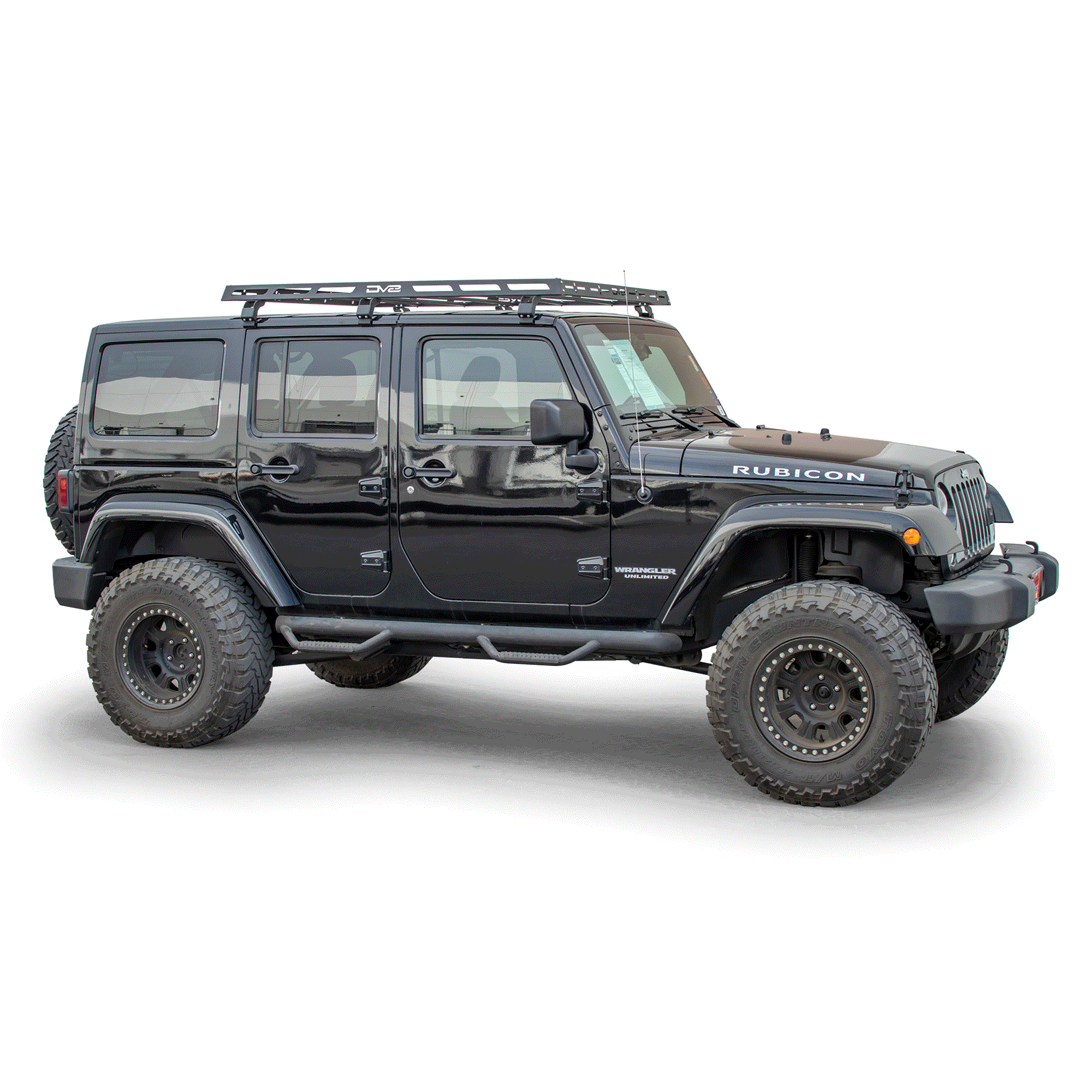 DV8 Offroad Roof Rack For 07-18 Jeep Wrangler JKU, 18-21 Wrangler JL, 20-21  Gladiator JT | Quadratec