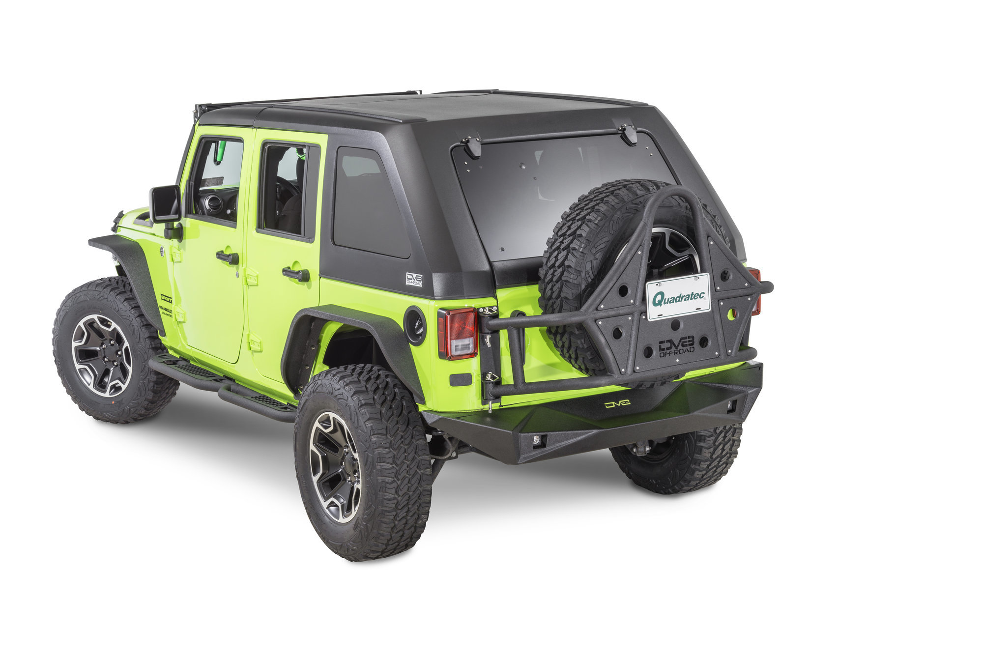 DV8 Offroad RS14 Rear Full Width Bumper with TC1 Tire Carrier for 07