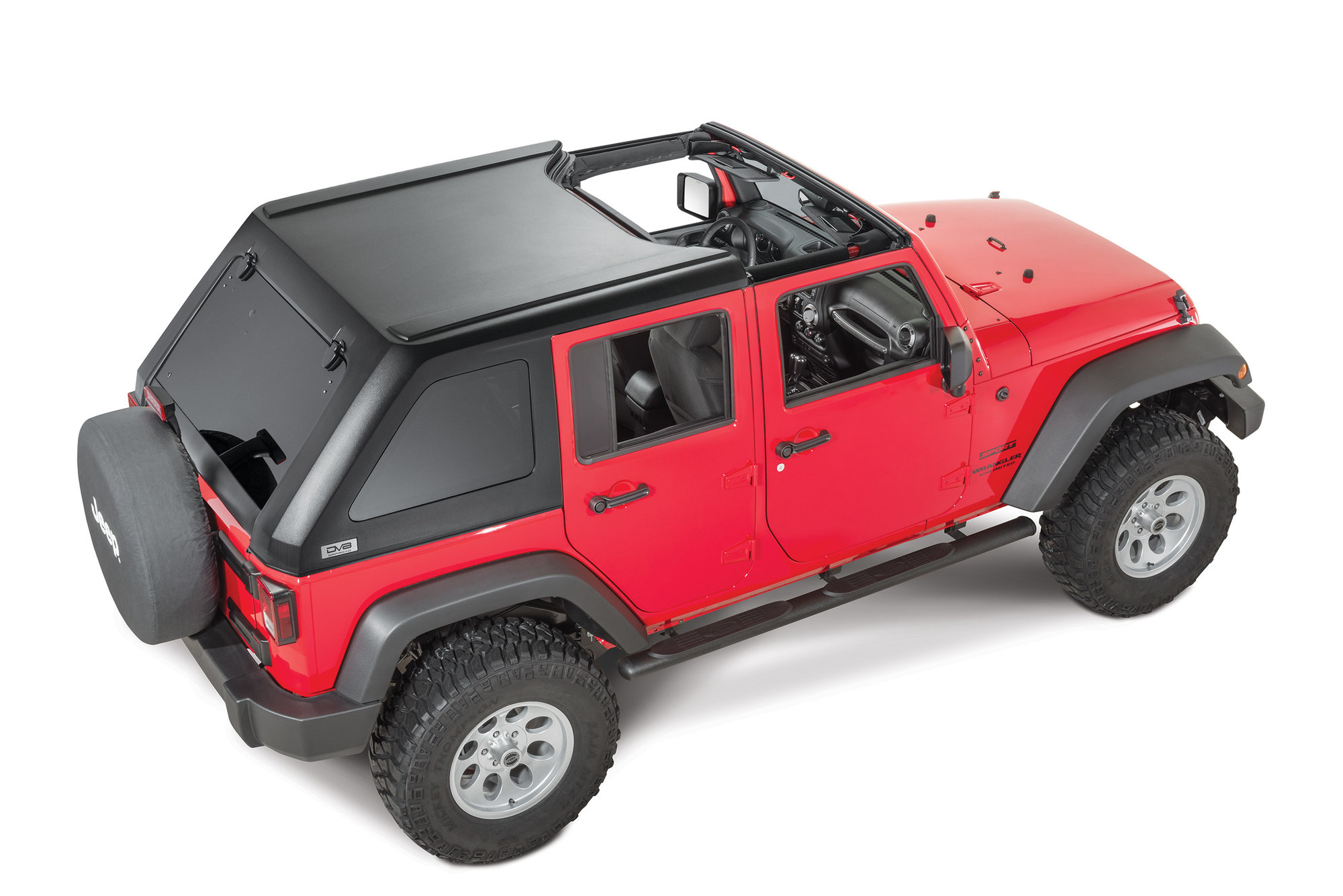 DV8 Offroad Ranger Fast Back Hardtop for 07-18 Jeep Wrangler Unlimited JK |  Quadratec