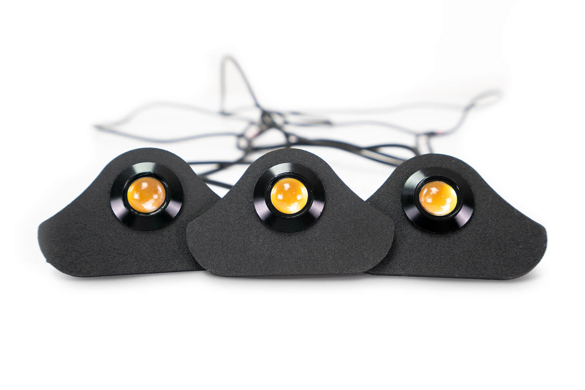 DV8 Offroad GRJL02 Amber Grille Lights for 1824 Jeep Wrangler JL