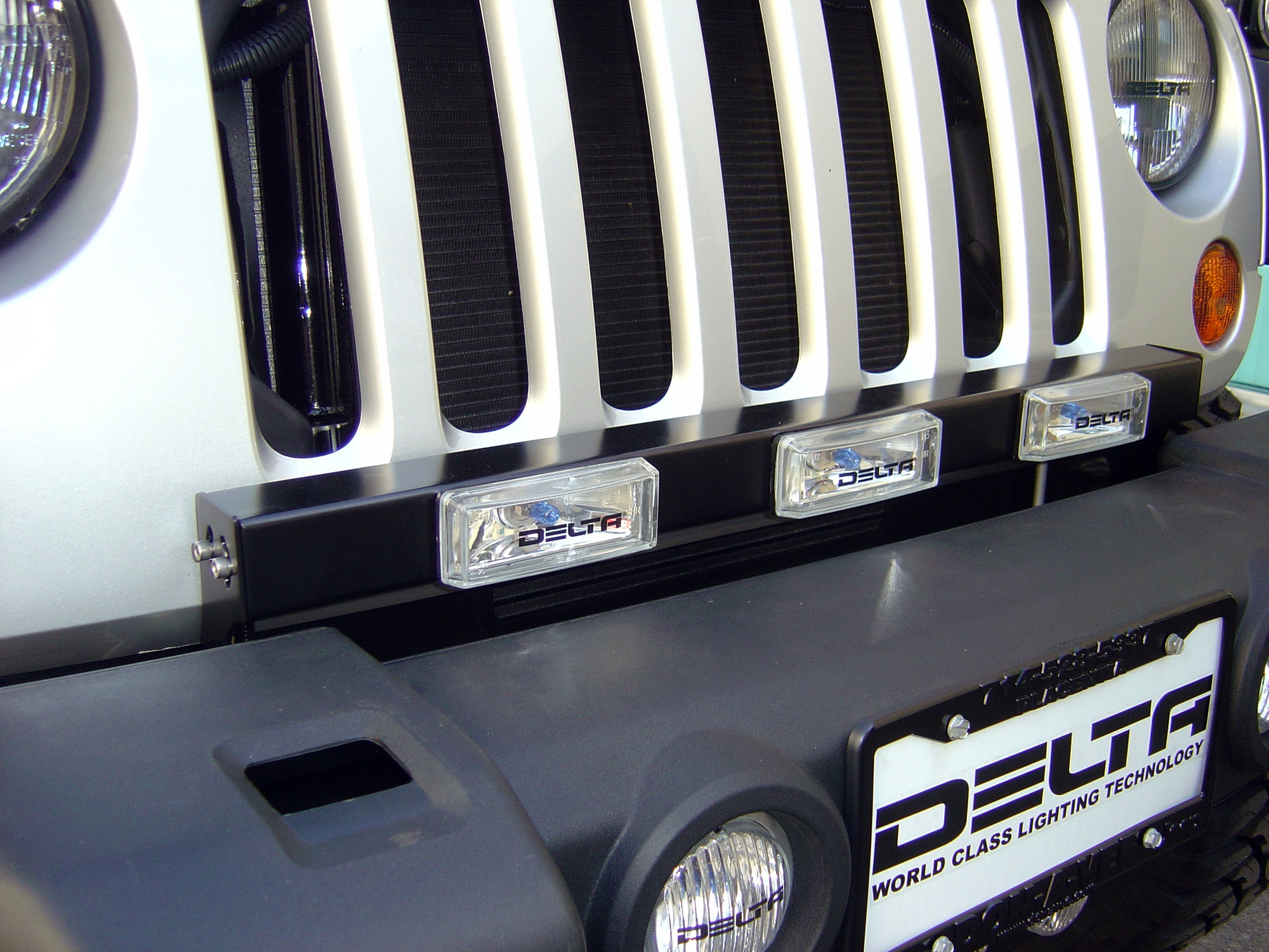 Delta Tech 0195303BX Grille Light Bar for 0718 Jeep Wrangler JK