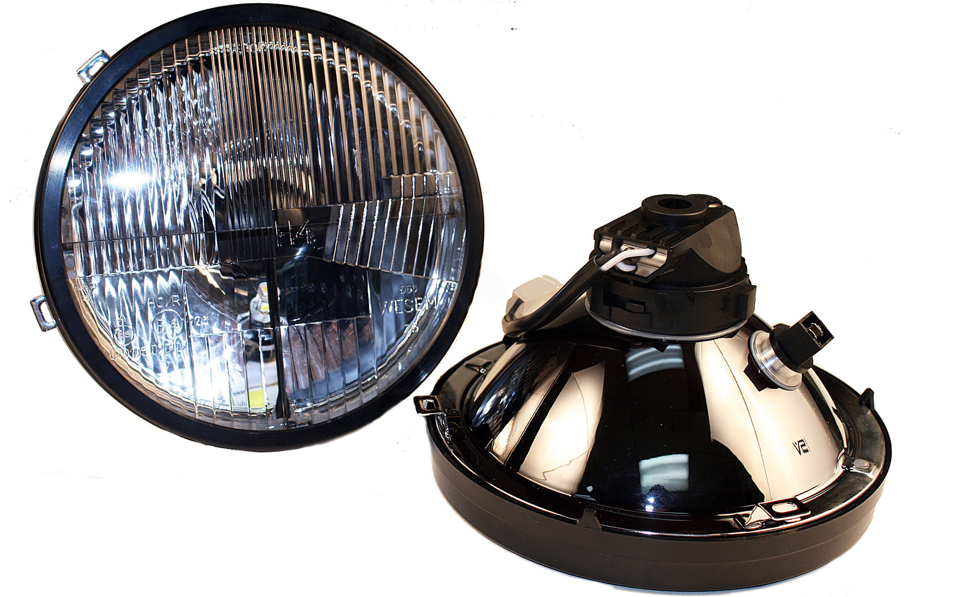 Delta Tech QuadBar IP67 Xenon Headlights with LED DRL's for 0718 Jeep