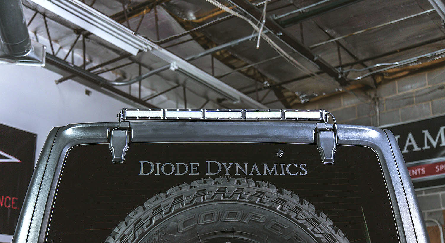 Diode Dynamics Rear Hardtop Light Bar Flood Beam Kit for 18-21 Jeep  Wrangler JL with Factory Hardtop
