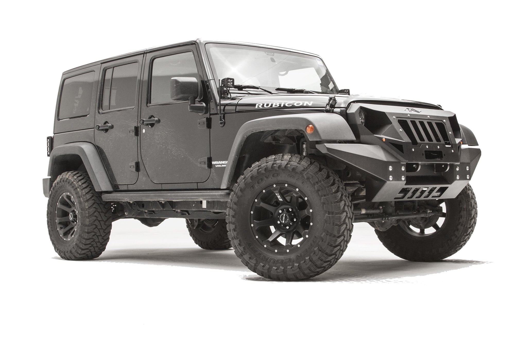 Rough Country 10585 Full Width Front Trail Bumper for 07-22 Jeep Wrangler  JK, JL & Gladiator JT