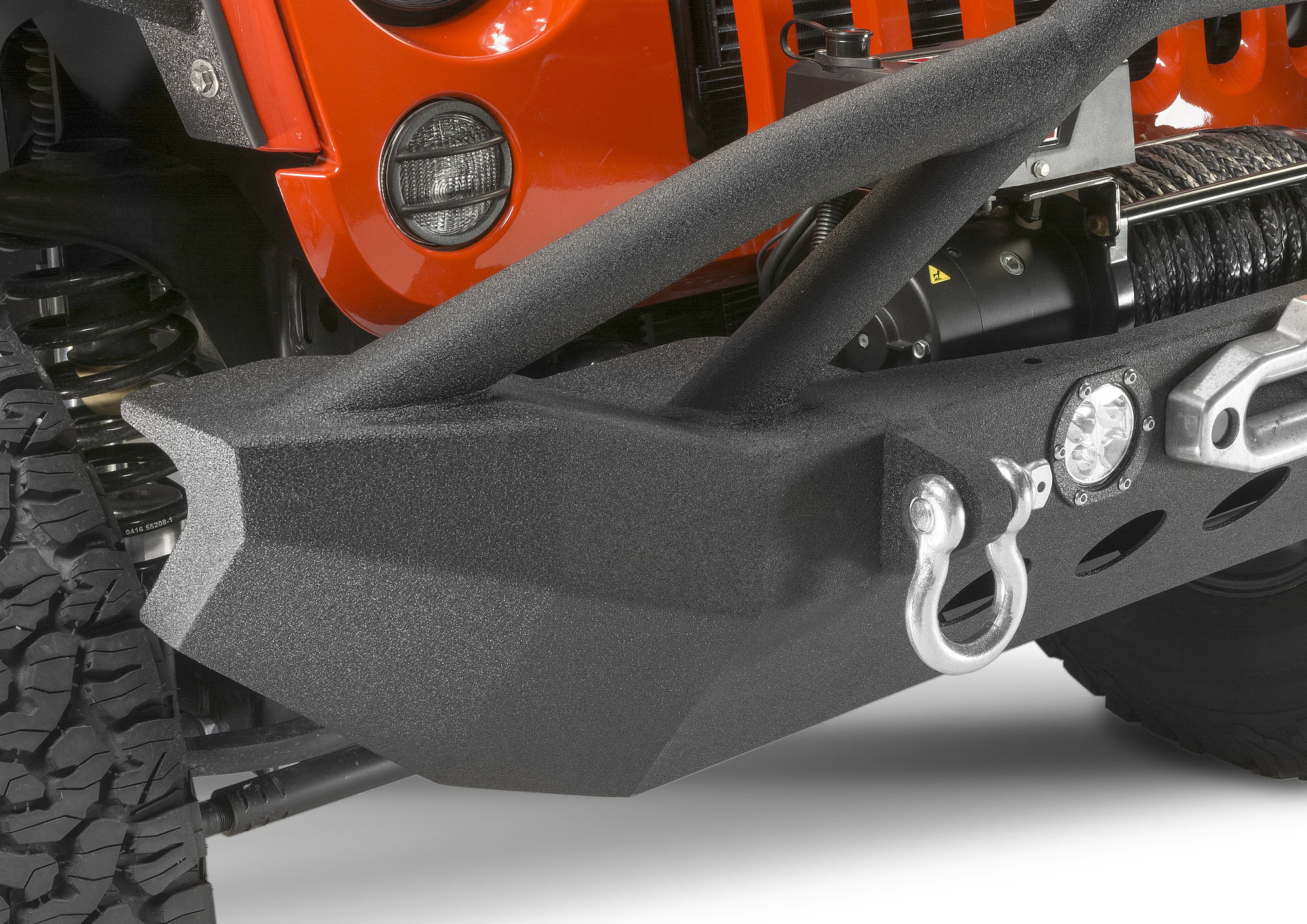 Rough Country 10585 Full Width Front Trail Bumper for 07-22 Jeep Wrangler  JK, JL & Gladiator JT