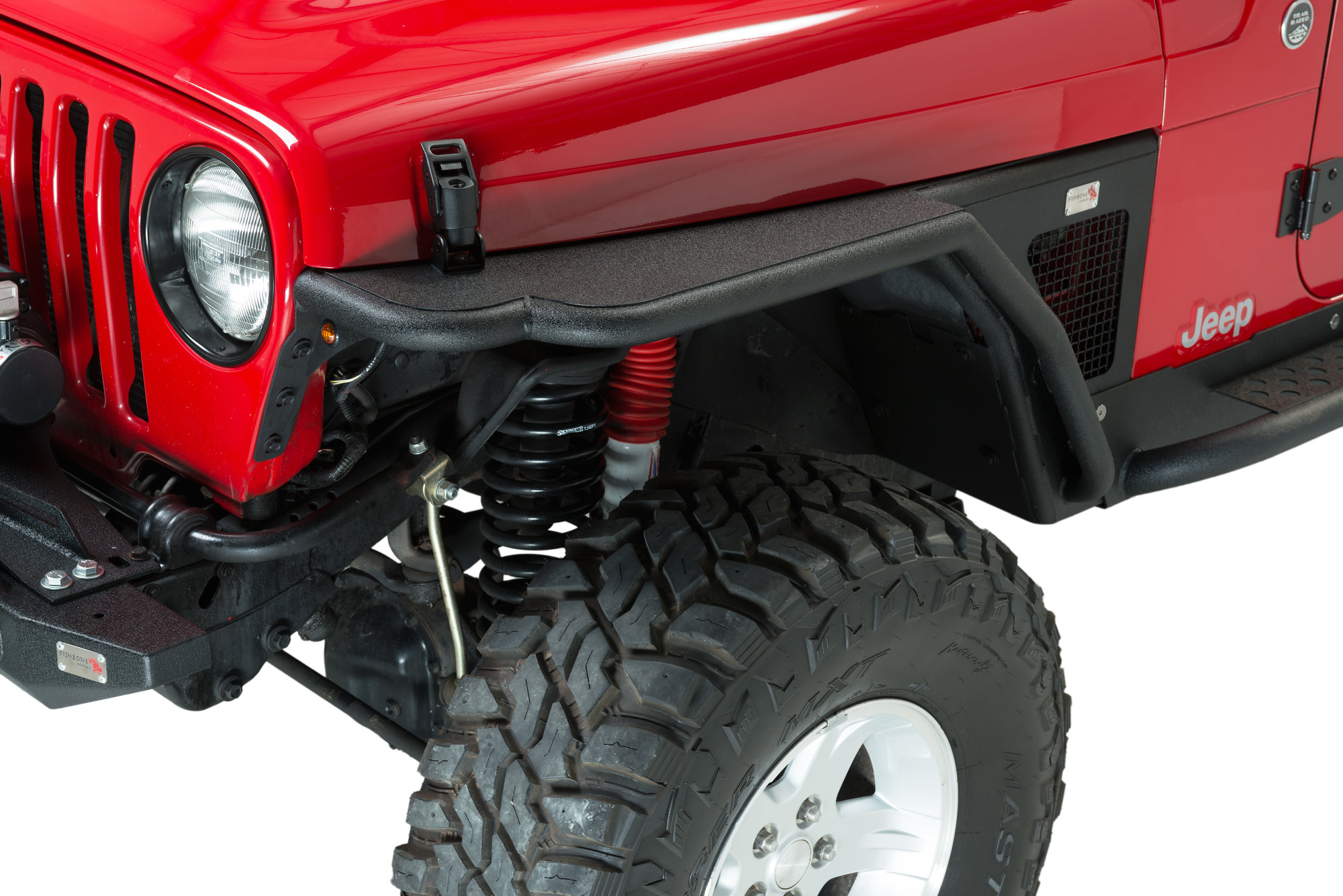 Fishbone Offroad Tube Fenders for 97-06 Jeep Wrangler TJ | Quadratec