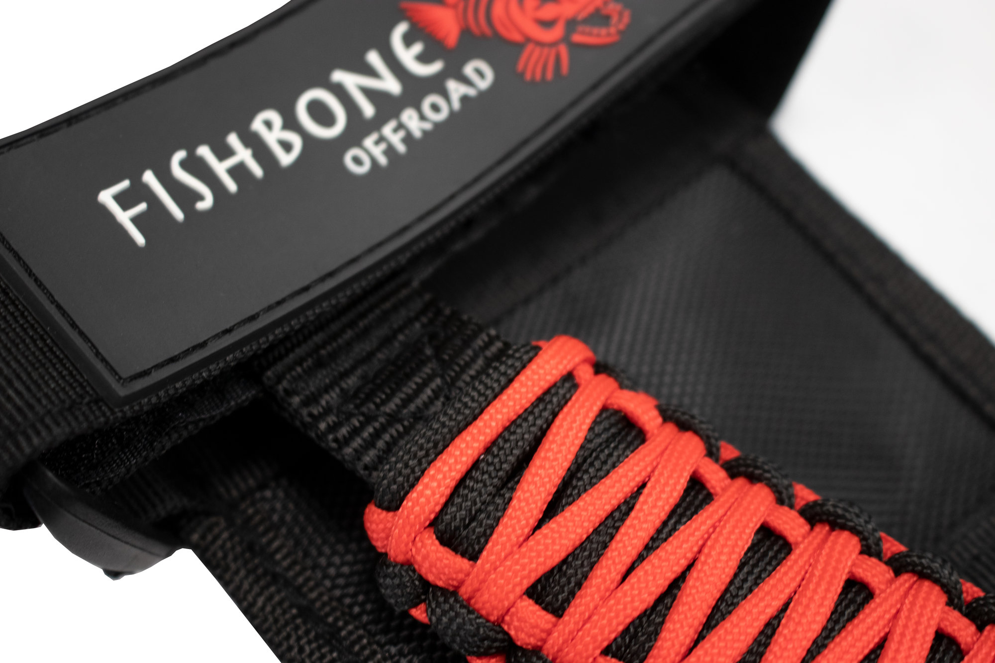 Fishbone Offroad Paracord Grab Handle Set for 8718 Jeep Wrangler YJ, TJ and JK in Black for 87