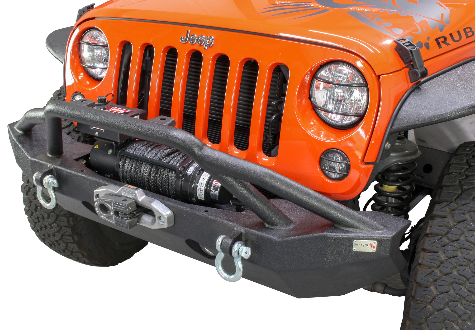 Fishbone Offroad FB22068 Full Width Front Winch Bumper for