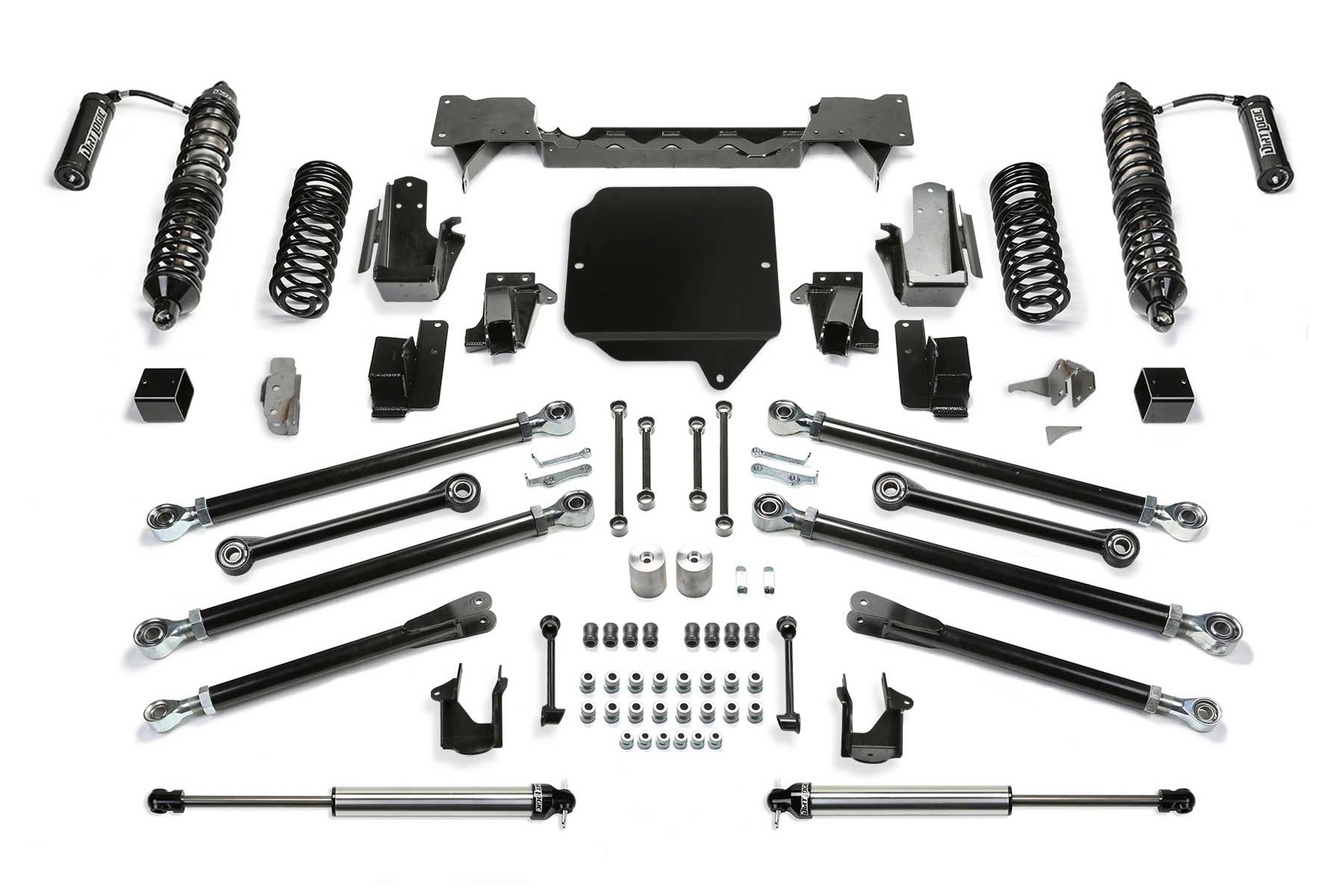 Fabtech 5″ Crawler Coilover Lift Kit for 18-20 Jeep Wrangler JL Unlimited |  Quadratec
