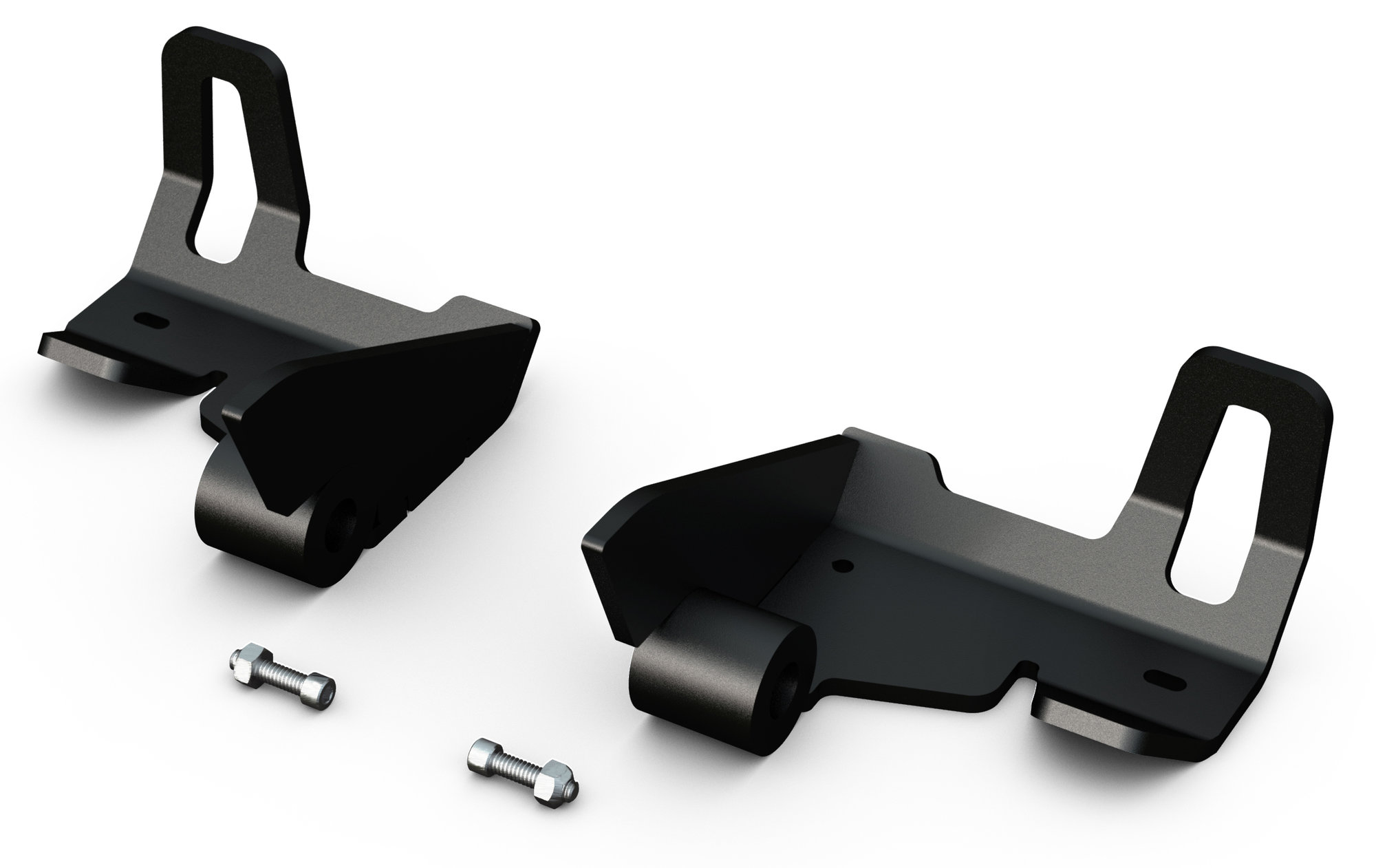 Teraflex 360701200 Falcon Bolt On Rear Shock Skid Plate Kit for 0718 Jeep Wrangler JK with