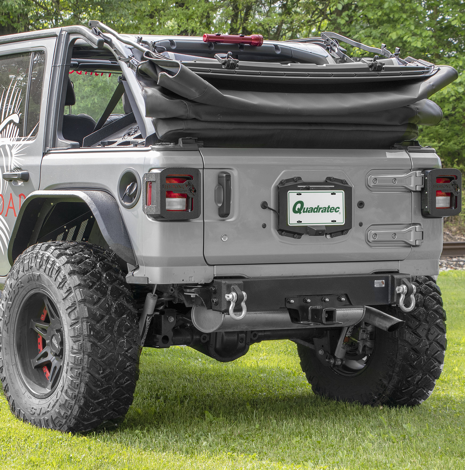 Fishbone Offroad FB22179 Rear Bumper Delete for 18-20 Jeep Wrangler JL |  Quadratec