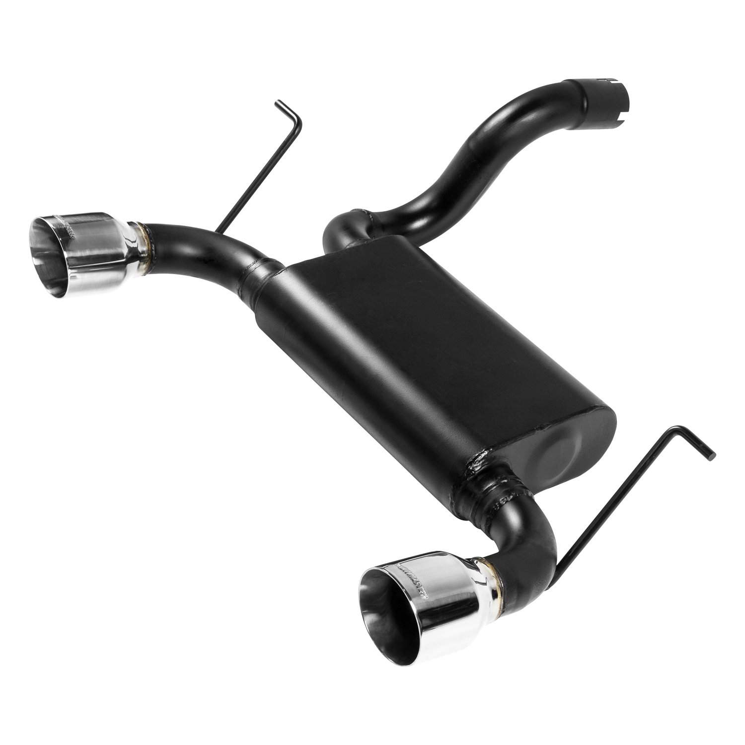 Flowmaster 817841 Force II Dual Axle Back Exhaust with Polished Tips for 18 20 Jeep Wrangler JL with 3.6L
