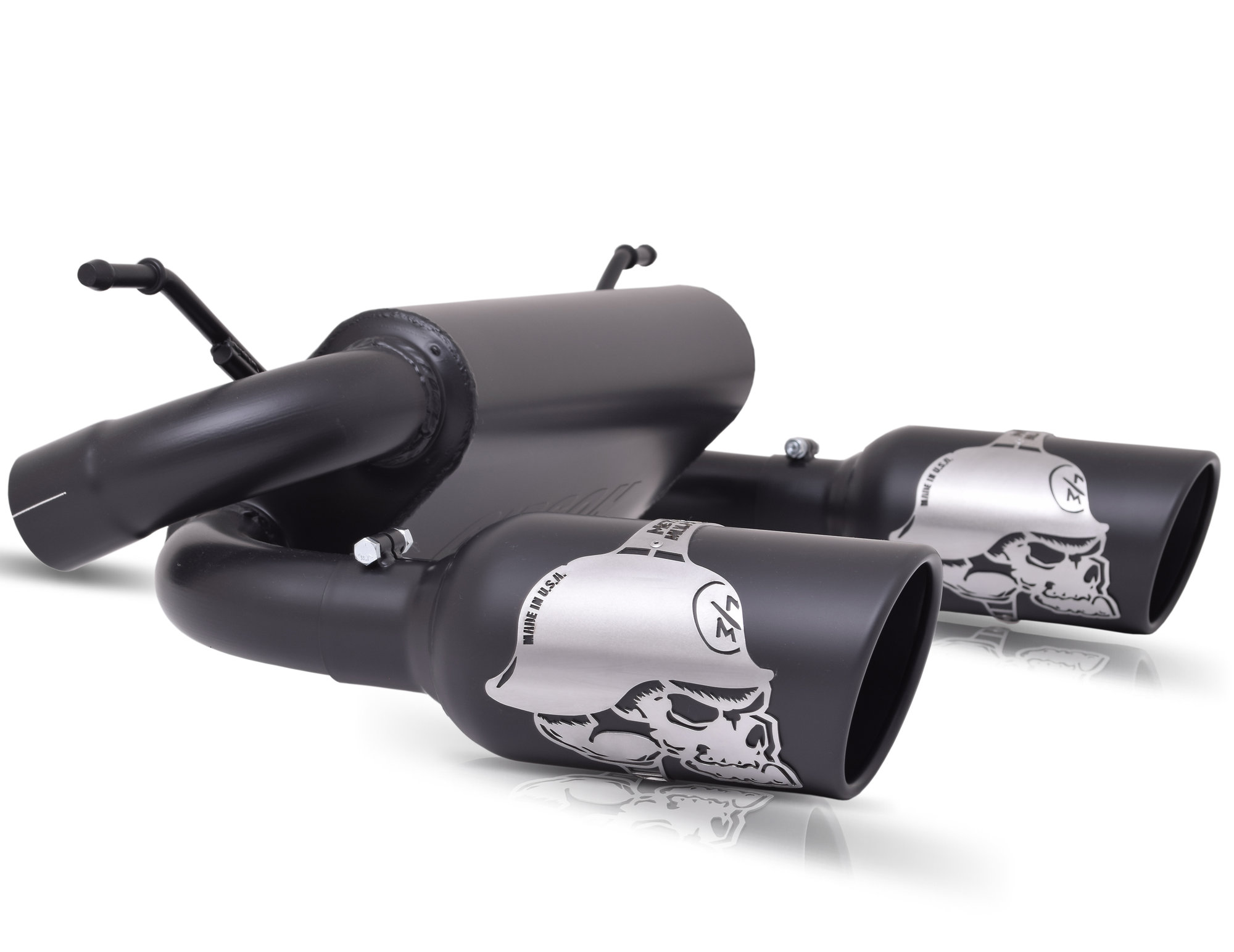 Gibson 600038 Metal Mulisha Black Ceramic 5" Dual Exit CatBack