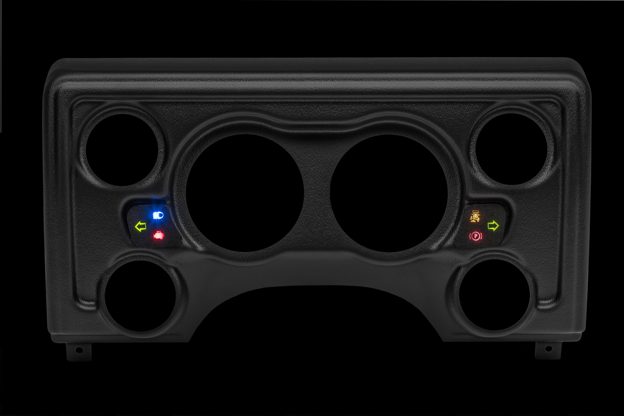 gauge works 90011 6 gauge direct fit dash panel for 97 06 jeep gauge works