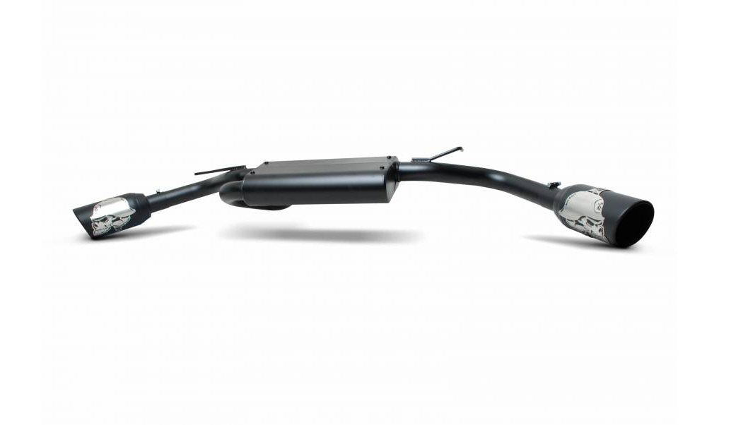 Gibson 600031 Metal Mulisha Black Ceramic 5" Dual Side Exhaust for 07