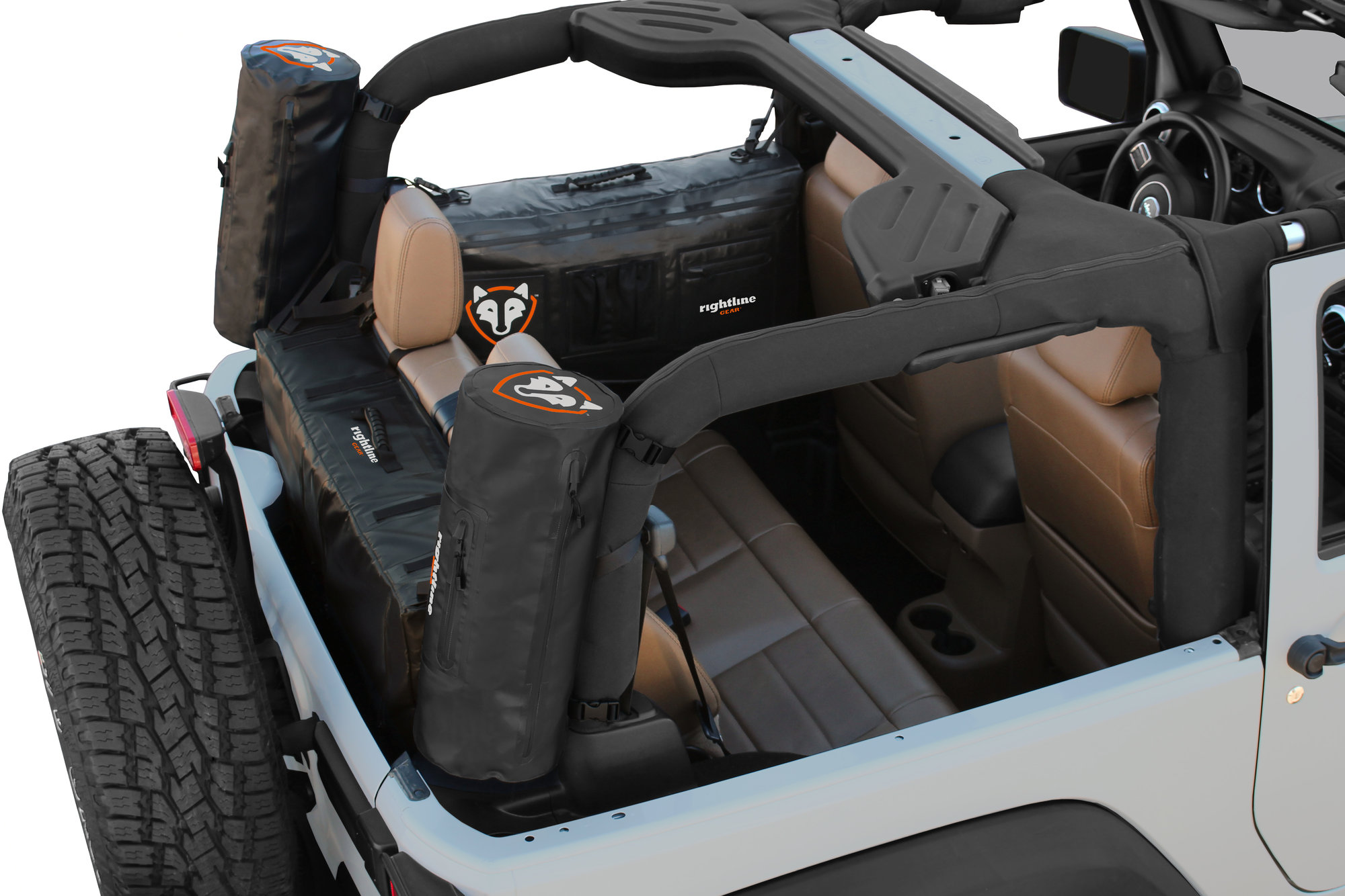 Rightline Gear 4x4 Side Storage Bag for 0718 Jeep Wrangler JK 2 Door