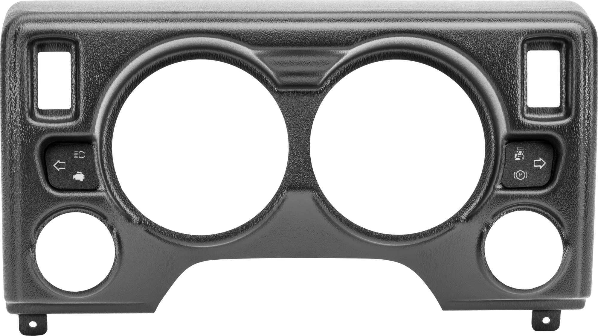 Gauge Works 90010 4 Gauge Direct Fit Dash Panel for 9706 Jeep Wrangler