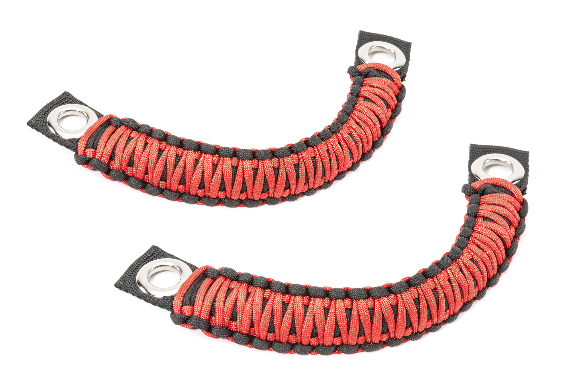 Quadratec 550 Paracord Headrest Grab Handle Pair for 1820 Jeep