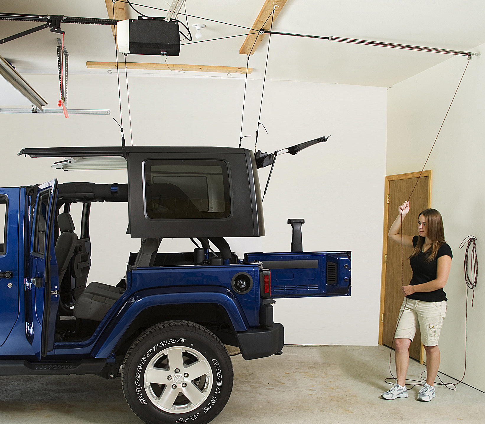 Harken 7803B Hoister Garage Storage 4-Point Lift System for Jeep | Quadratec