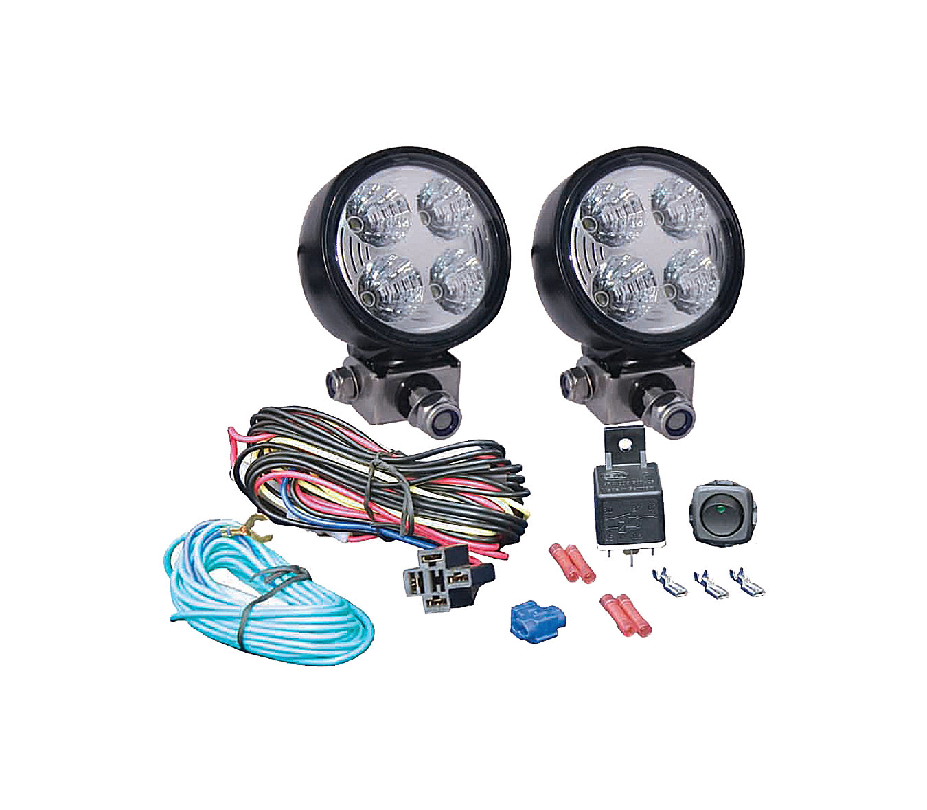 Hella H15176201 Micro 70 LED Driving Light Kit Quadratec
