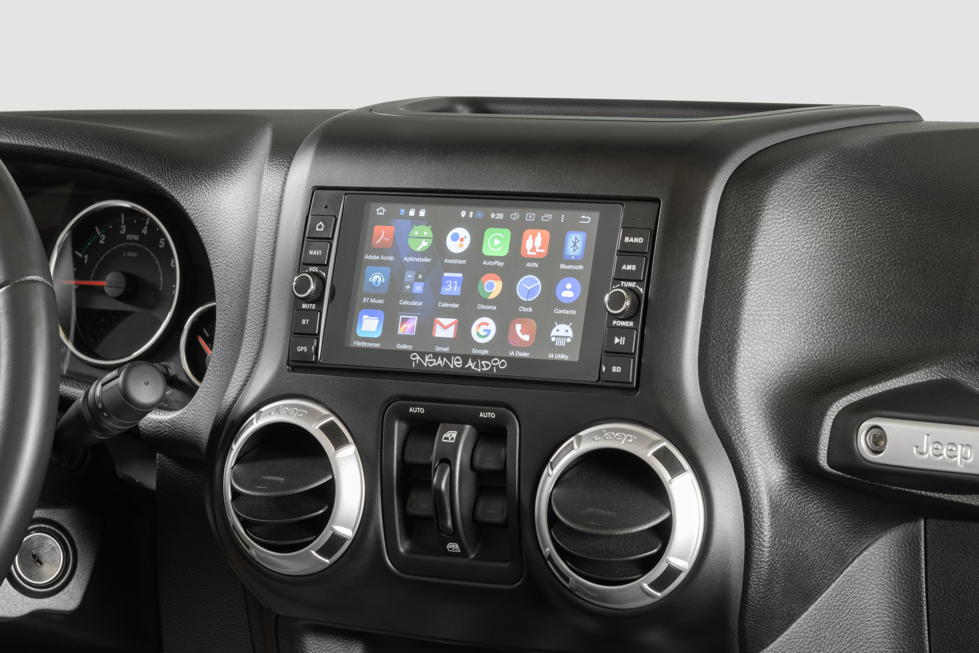 Insane Audio JK2001 Head Unit for 07-18 Jeep Wrangler JK & JK 