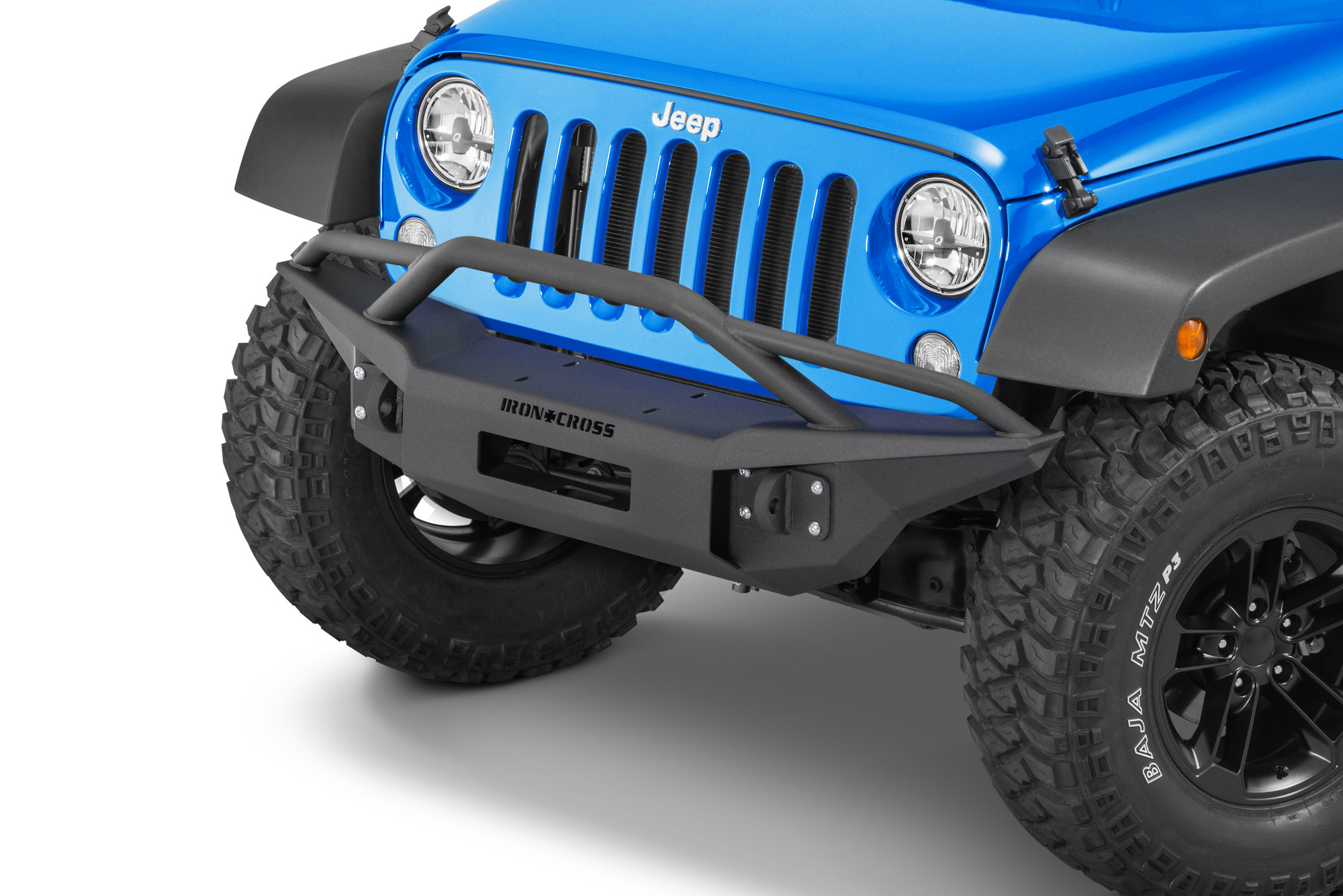 Iron Cross Automotive GP-1302 Full Size Front Bumper with Bar for 18-20 Jeep  Wrangler JL Unlimited & Gladiator JT | Quadratec