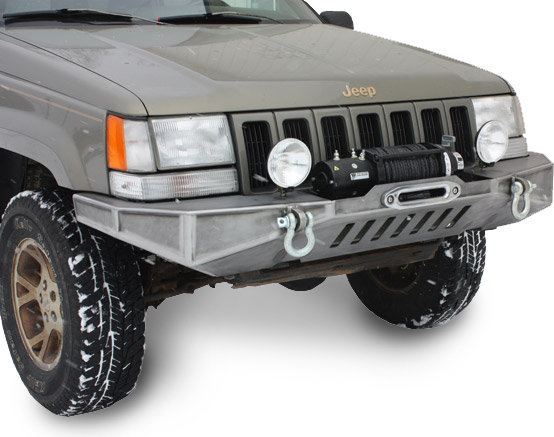 JCR Offroad DIY-ZJ-F-WN DIY Front Winch Bumper for 93-98 ...