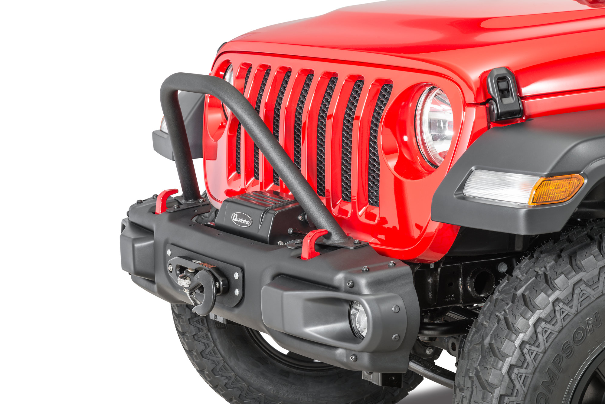 JCR Offroad JLHR-T-PC Steel Bumper Prerunner Tube for 18-20 Jeep Wrangler JL  & Gladiator JT | Quadratec