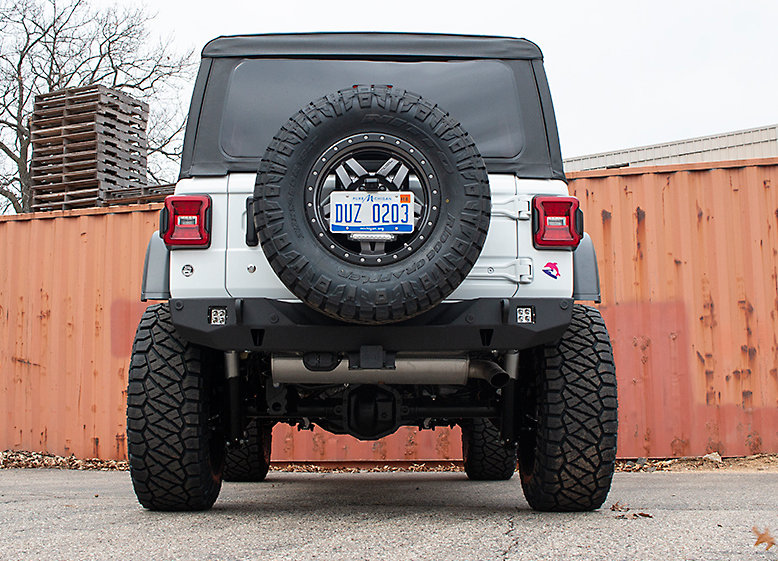 Jcr Offroad Jlrc Pc Crusader Rear Bumper For 18 19 Jeep