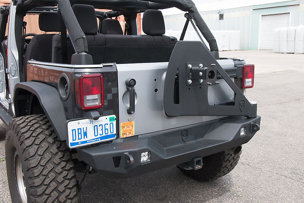 Jcr Offroad Jssc Jl Pc Shield Rear Tire Carrier For 18 19