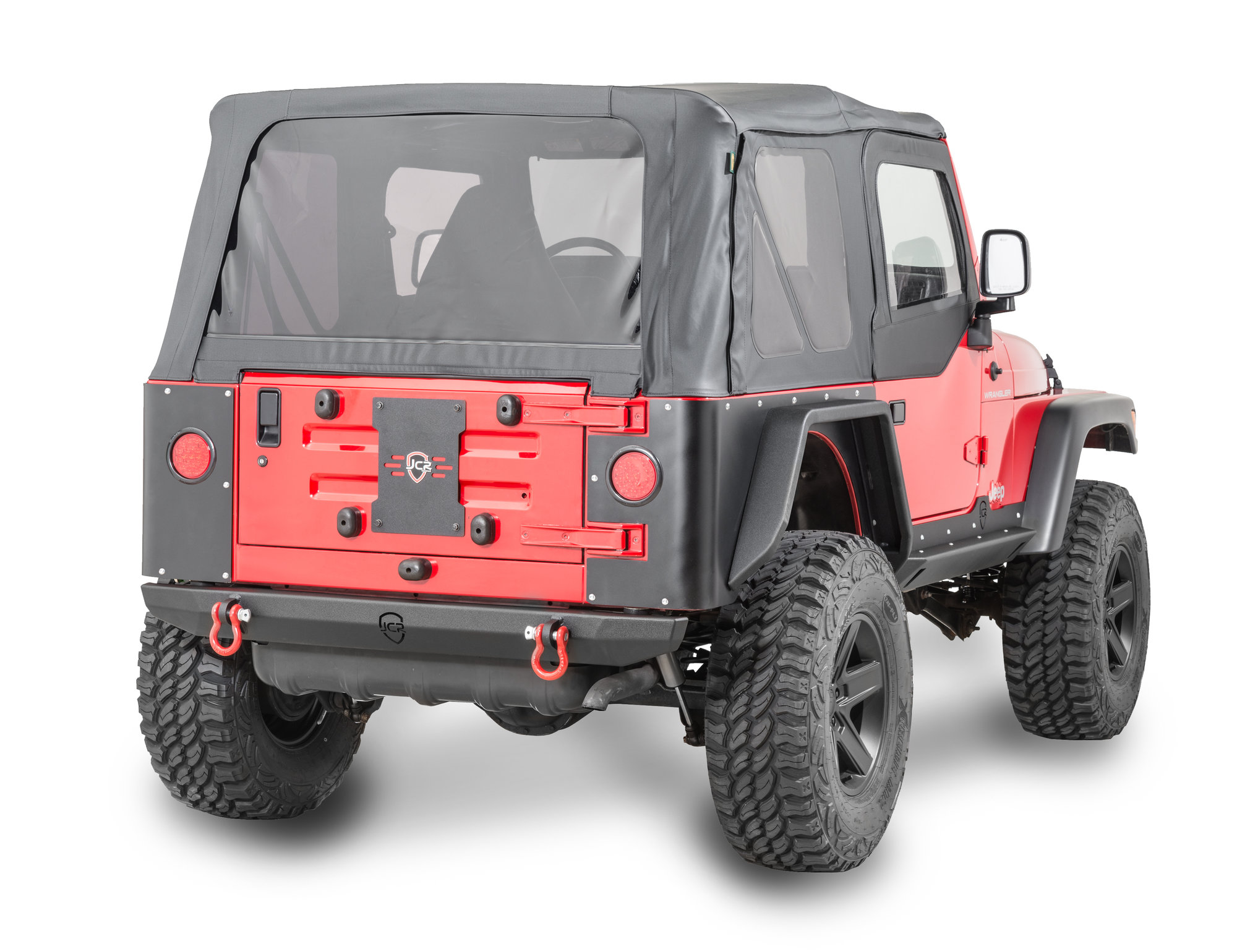 Jcr Offroad Tj Tgcd Pc Tailgate Cover Plate For 97 06 Jeep