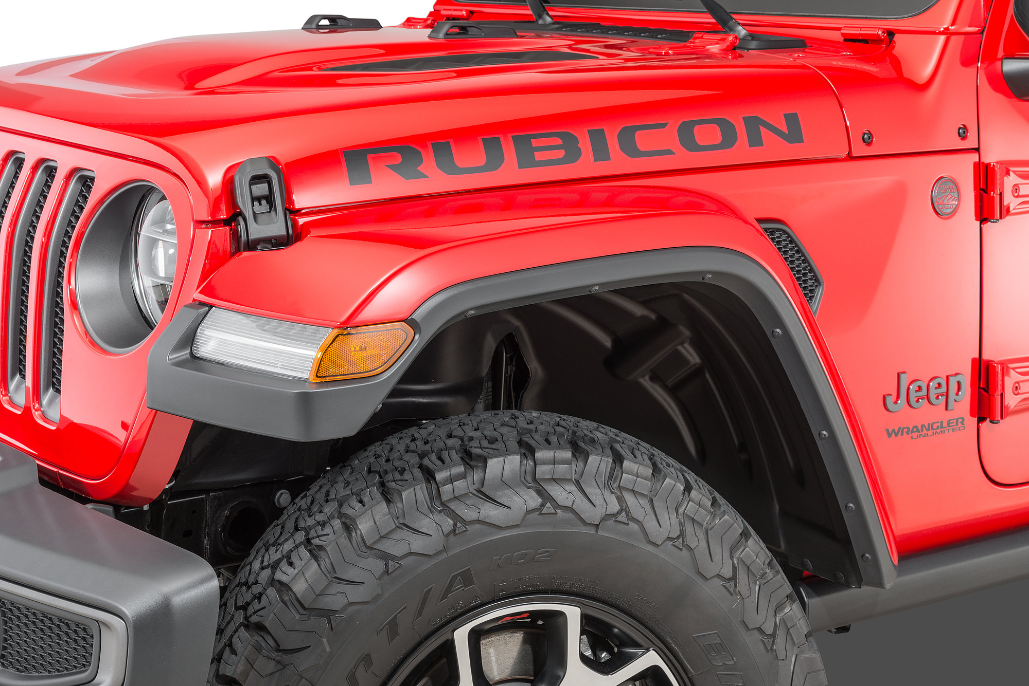 Mopar 6BM451XFAB Rubicon Hood Decal Graphic for 18-21 Jeep Wrangler JL & Gladiator JT | Quadratec Mopar 6BM451XFAB Rubicon Hood Decal Graphic for 18-21 Jeep Wrangler JL & Gladiator JT | Quadratec