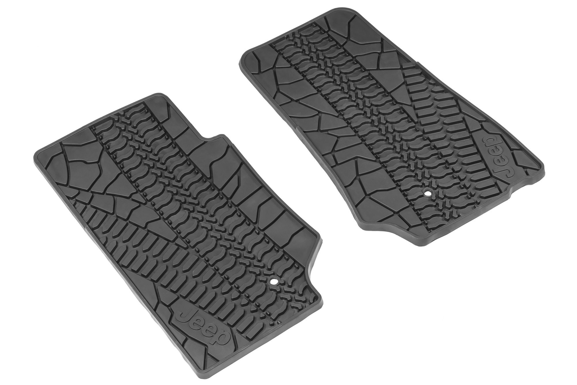 Mopar 82210164AC Floor Slush Mats with Tire Tread Pattern for 07-13 Jeep  Wrangler JK | Quadratec