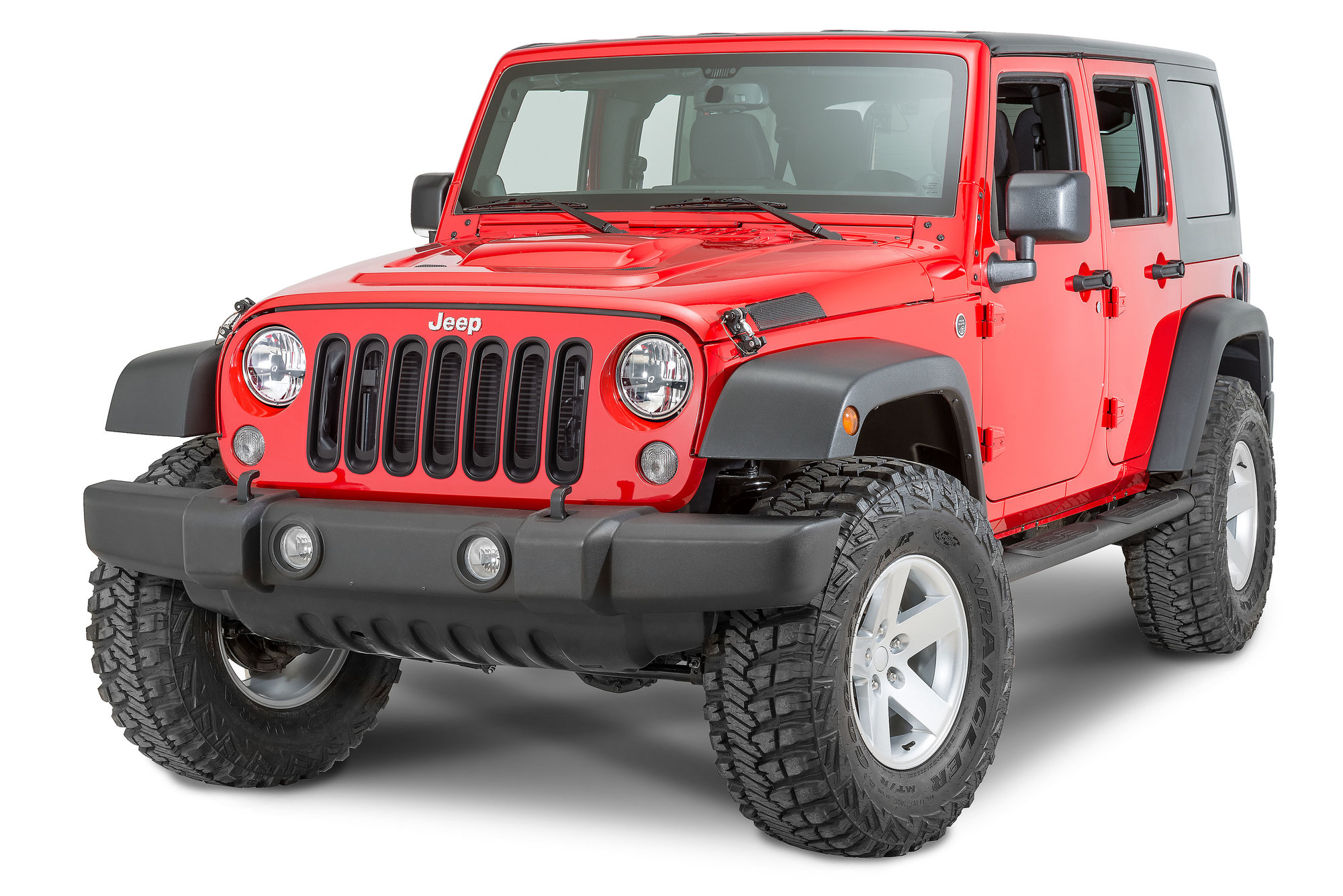 Mopar Grille Inserts for 07-18 Jeep Wrangler JK | Quadratec