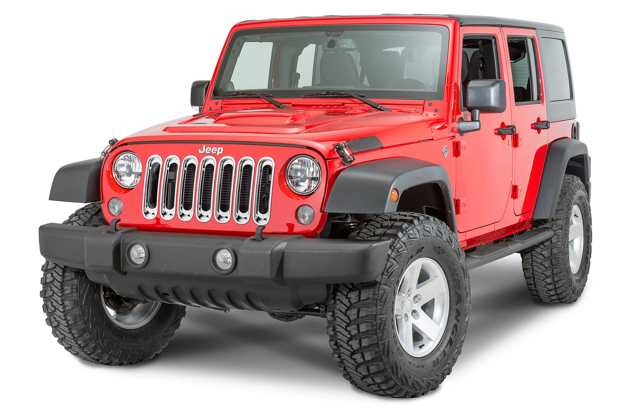 Mopar Grille Inserts For 07 18 Jeep Wrangler Jk Quadratec