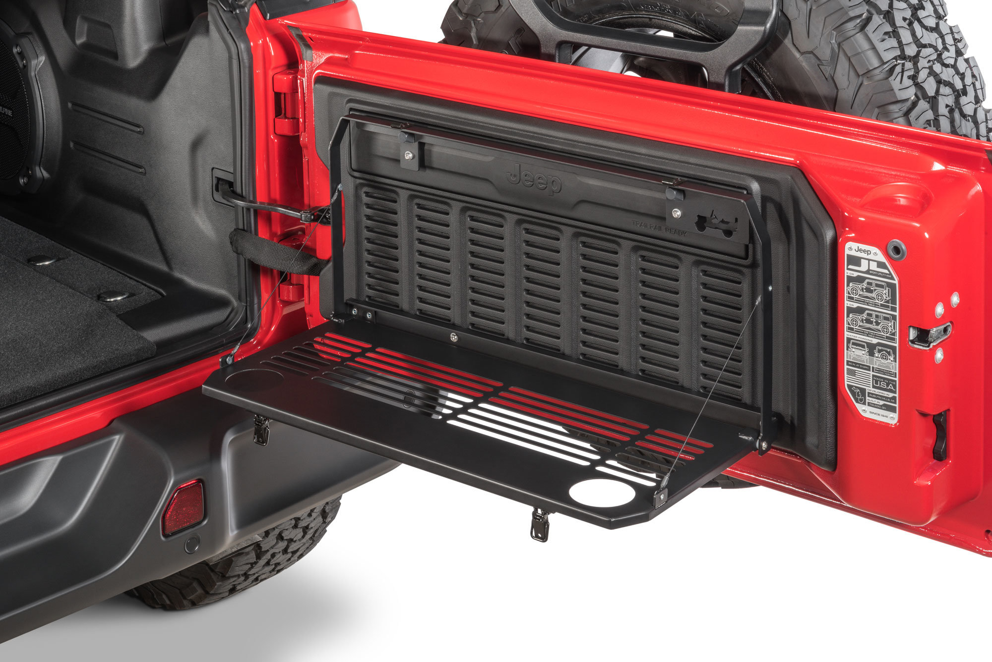 Mopar 82215416AD Tailgate Table for 18-22 Jeep Wrangler JL | Quadratec
