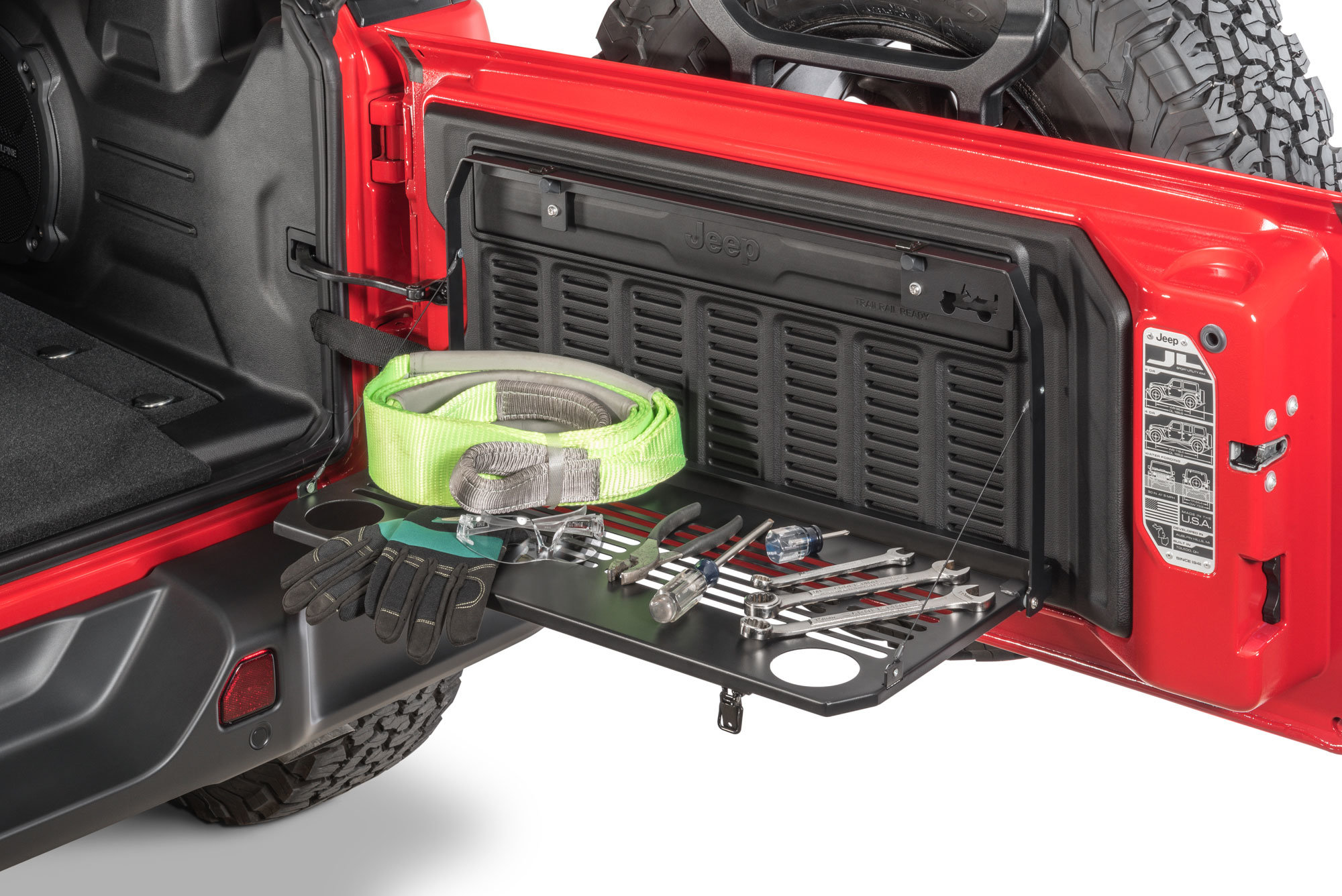 Mopar 82215416ad Tailgate Table For 18 22 Jeep Wrangler Jl Quadratec