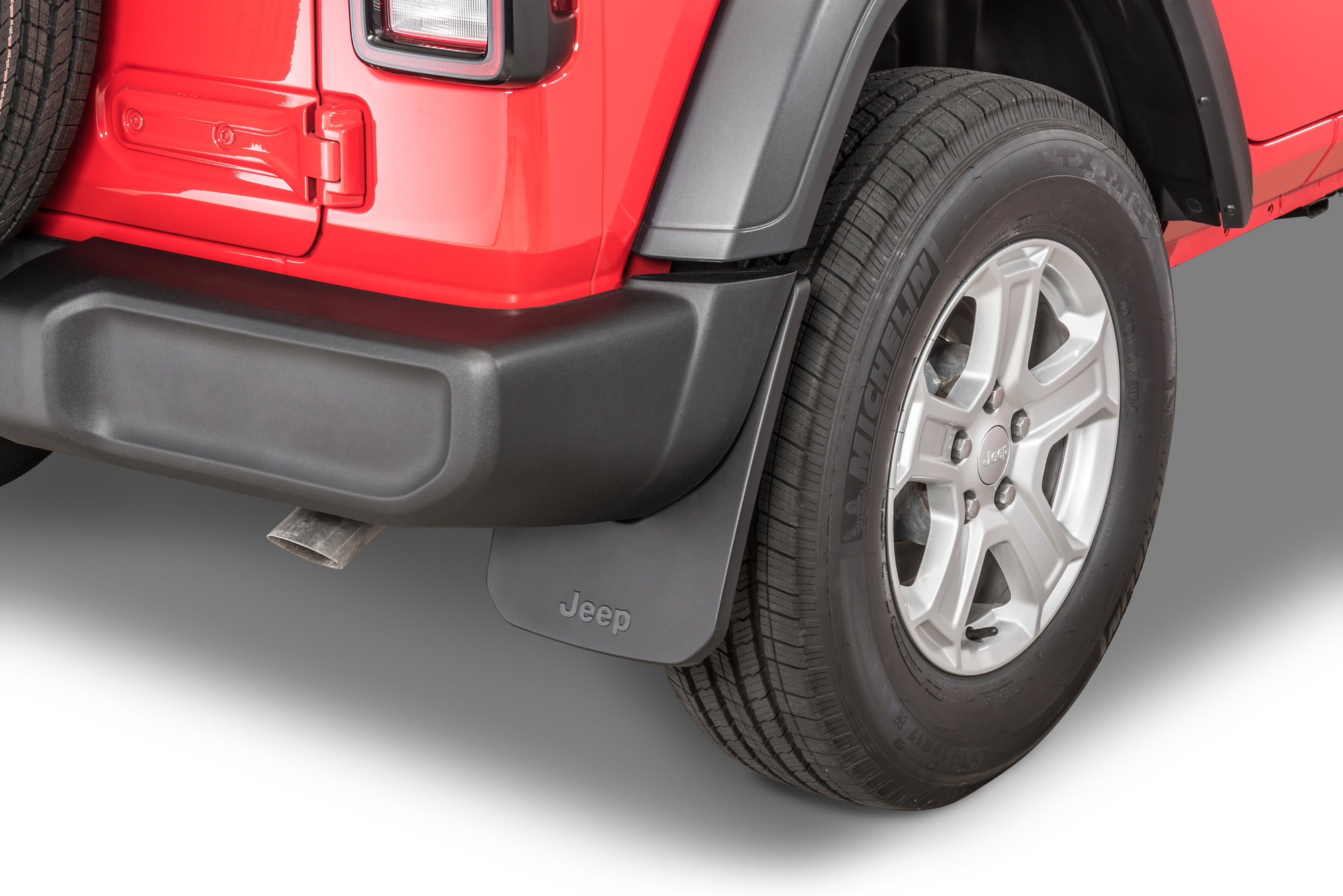 Mopar 82215333 Rear Molded Splash Guards for 18-21 Jeep Wrangler JL |  Quadratec